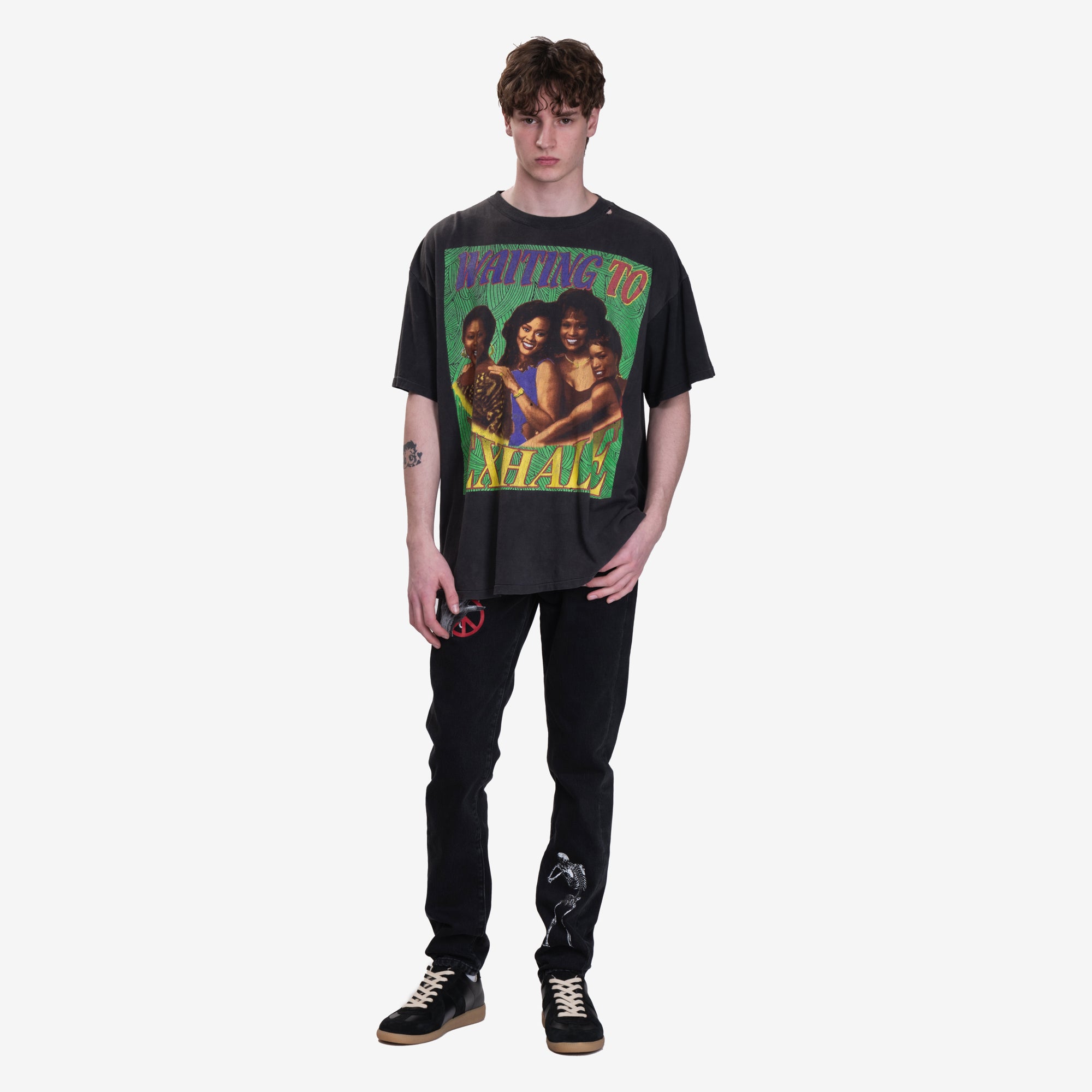 Earthling VIP Waiting to Exhale Vintage T-Shirt Black - 2