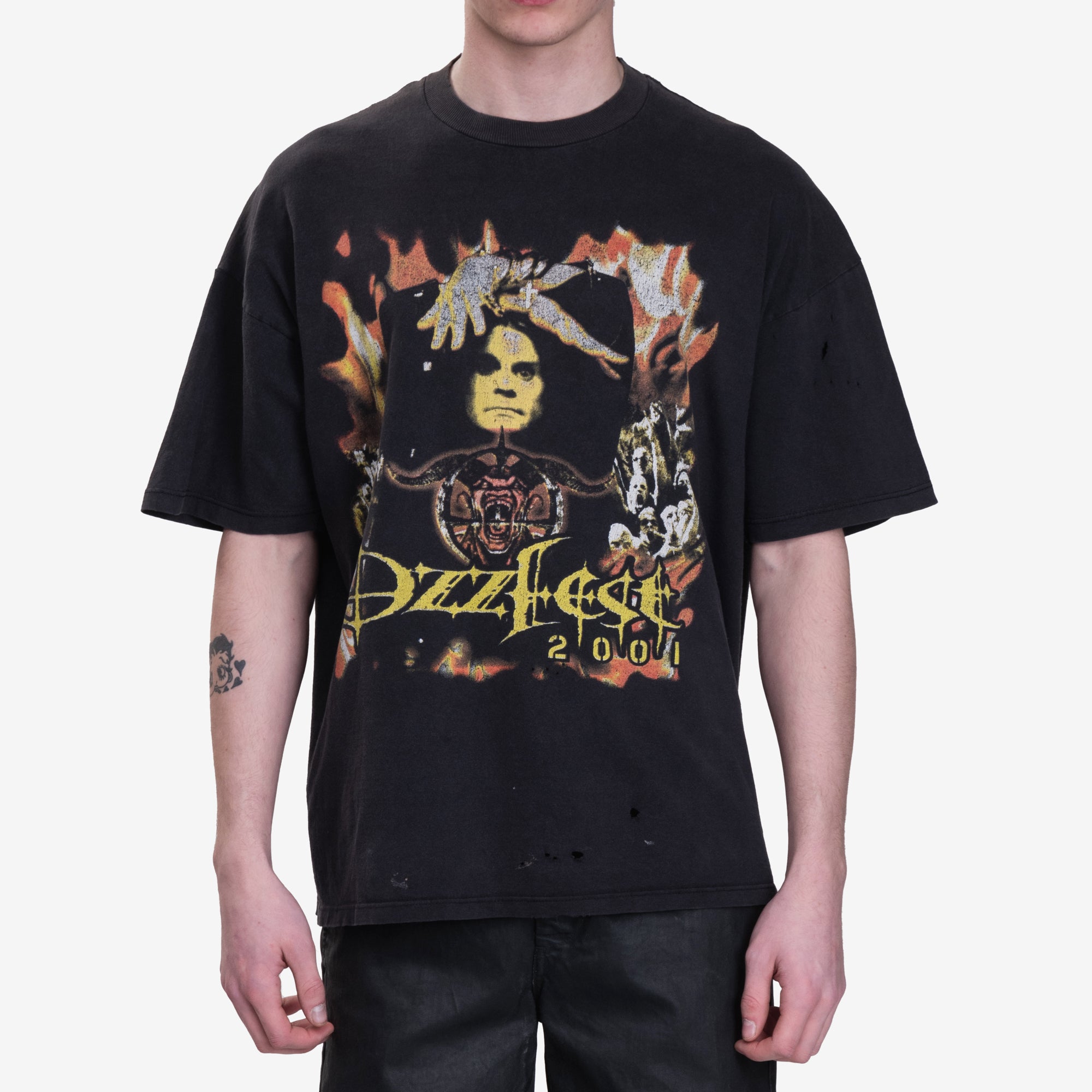 Earthling VIP Ozzfest Vintage T-Shirt Black - 4