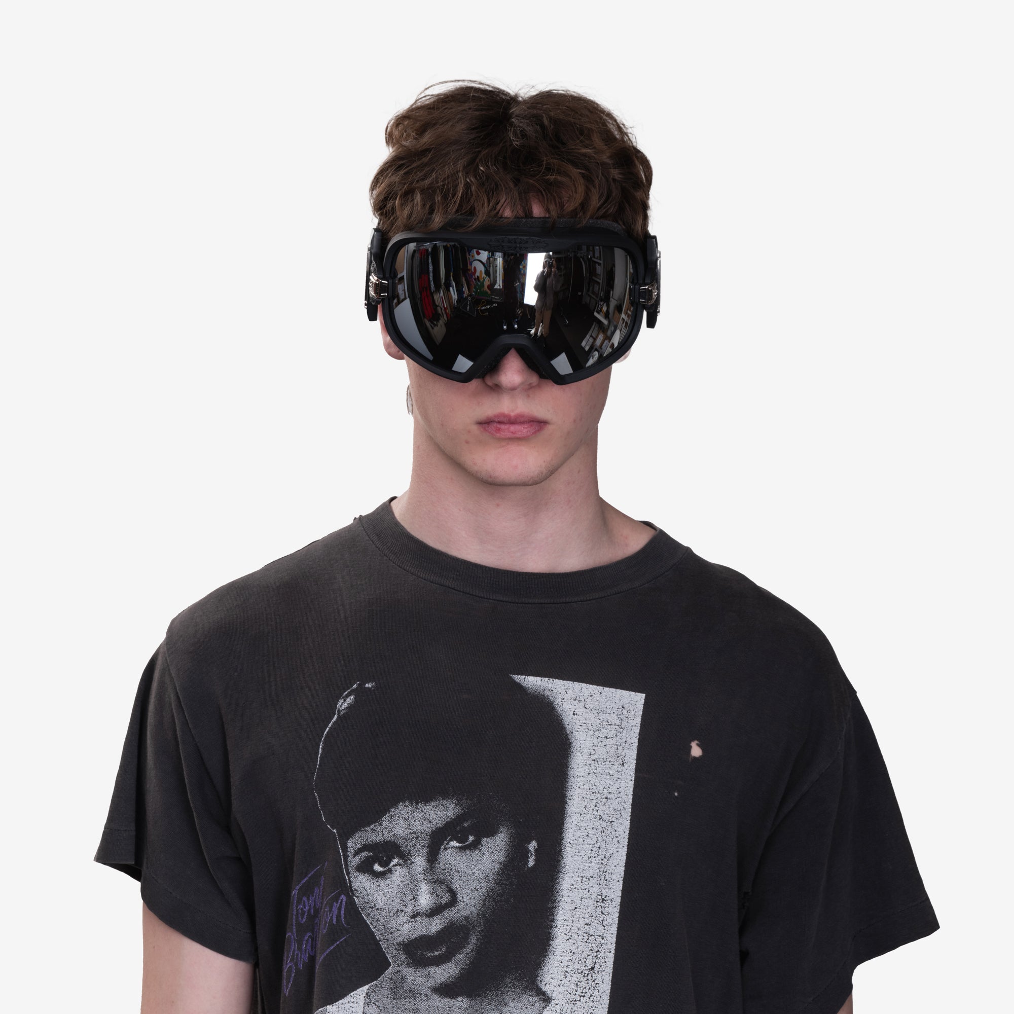 Chrome Hearts Chrome Hearts Snowboard Ski Goggles Black - 2