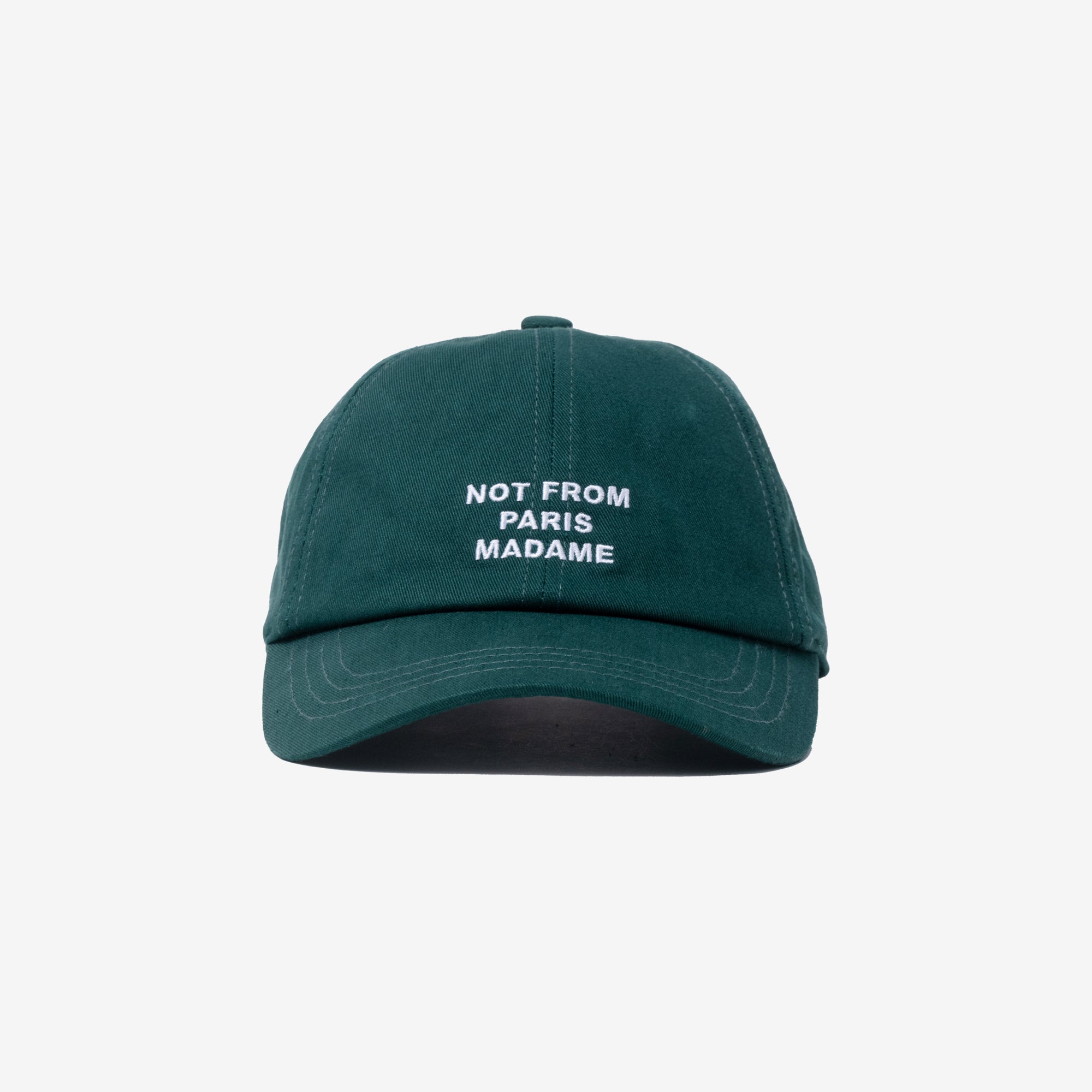 Drôle de Monsieur La Casquette Slogan Dark Green - 1