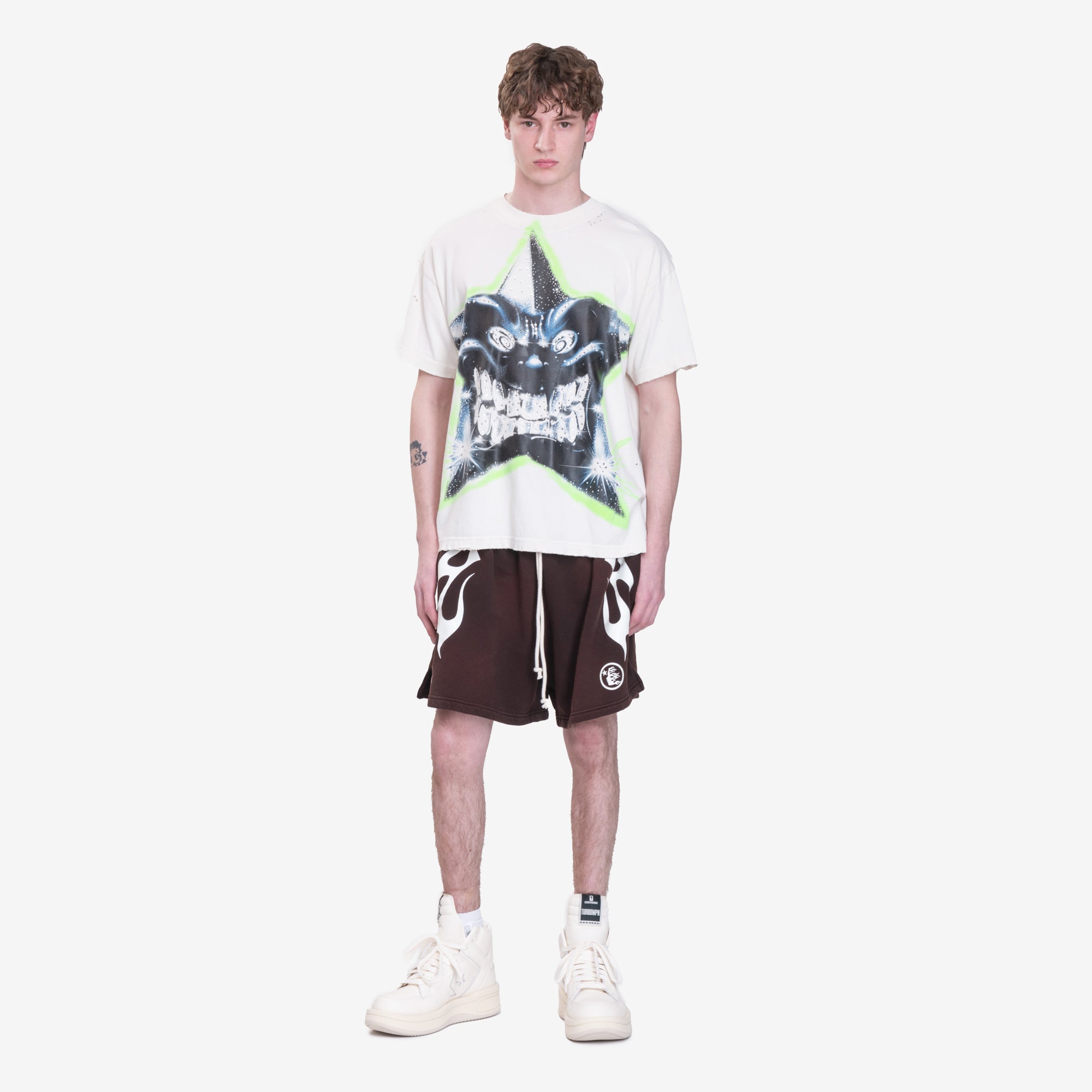 HELLSTAR Star T-Shirt White - 2