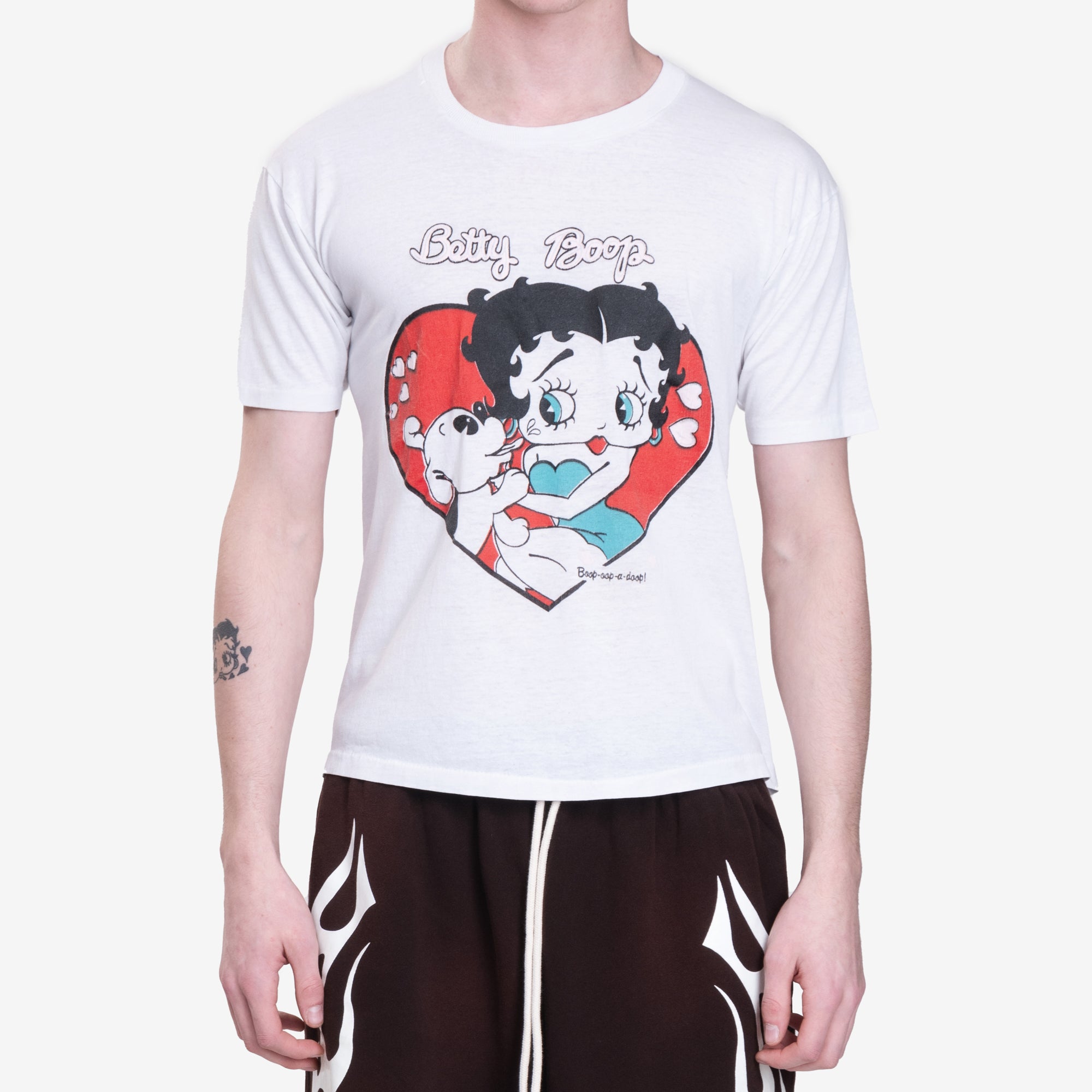 Earthling VIP Betty Boop Vintage T-Shirt White - 1