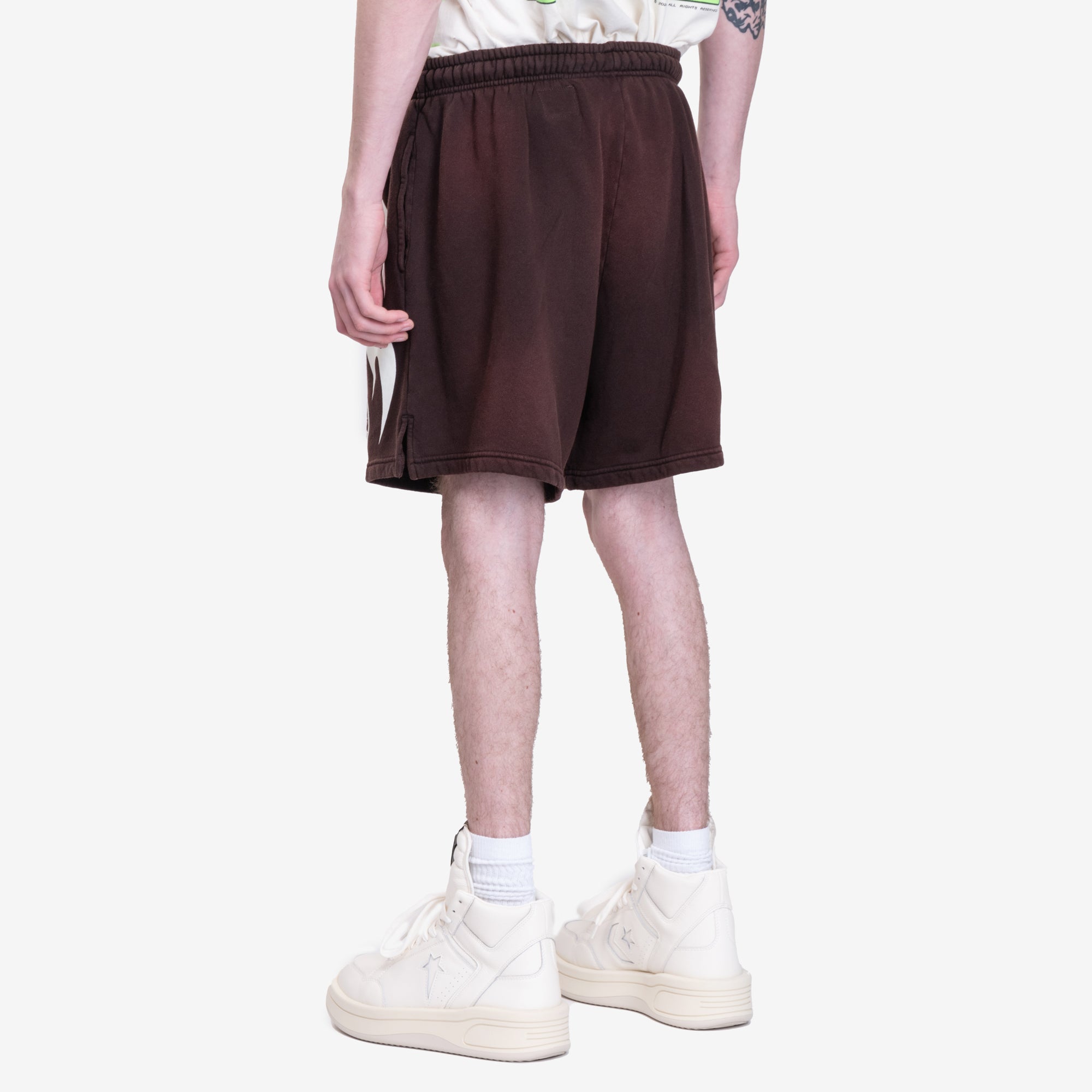 HELLSTAR Flame Shorts Brown - 4