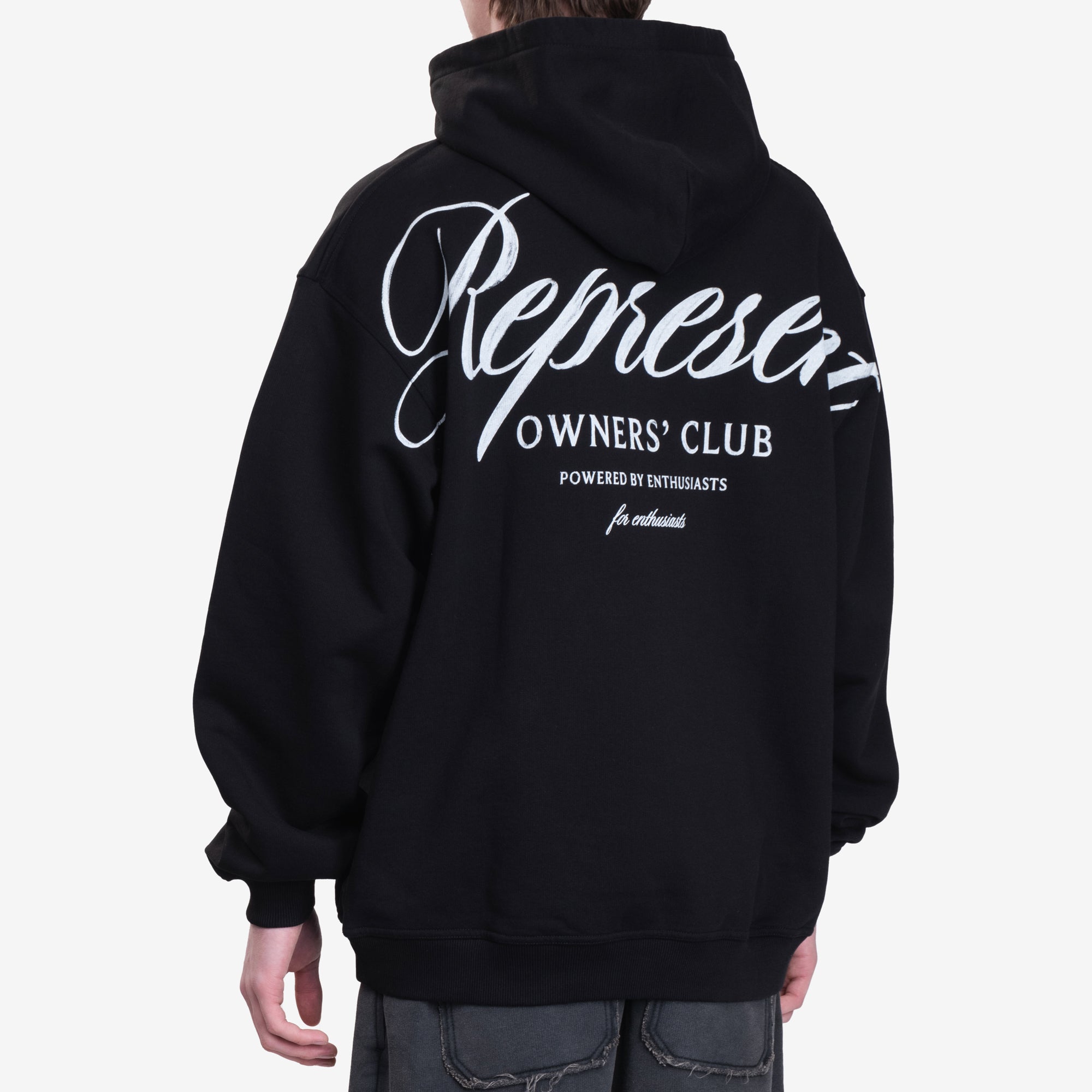 Represent Owners Club Script Hoody Black - 4