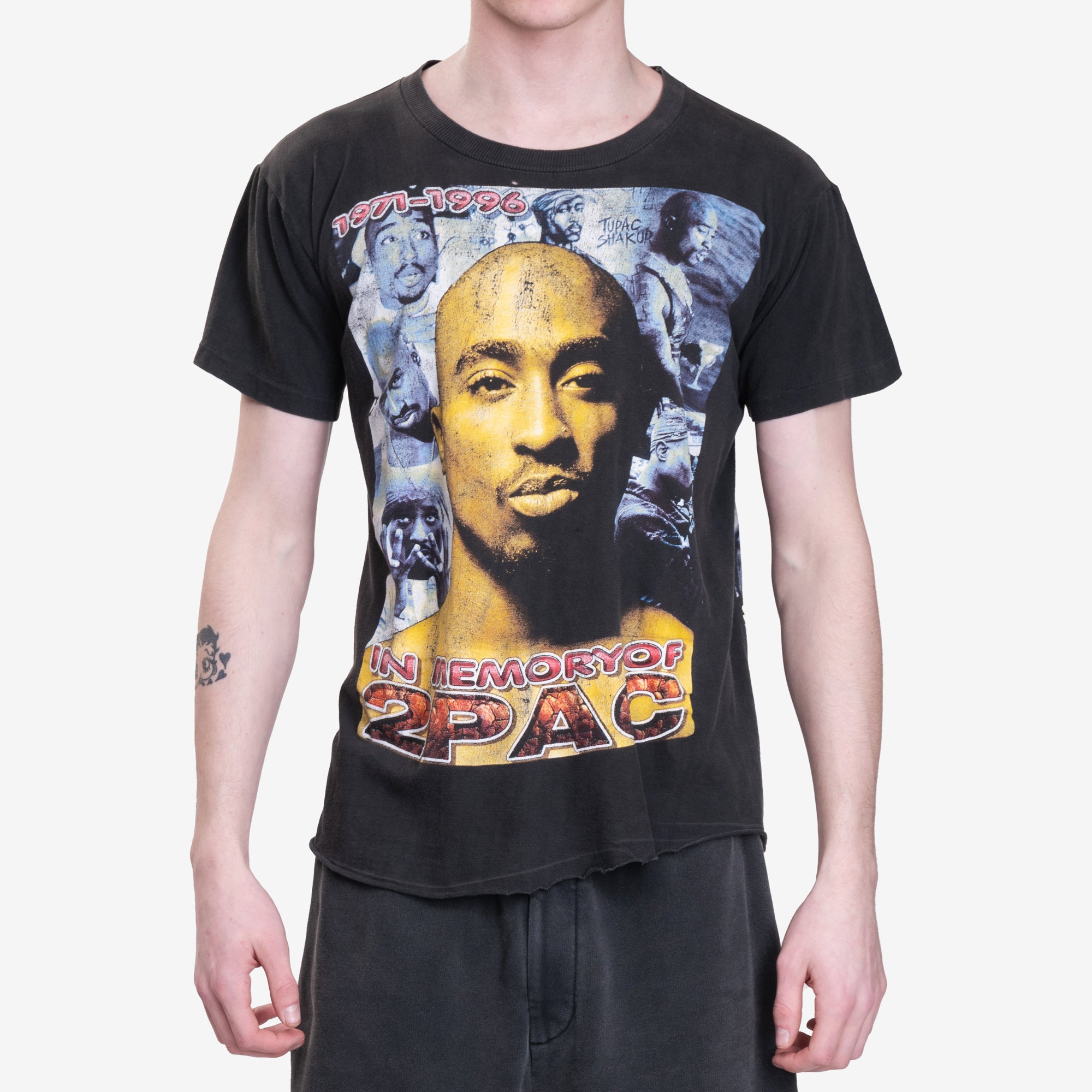 Earthling VIP 2Pac In Memory Vintage T-Shirt Black - 1