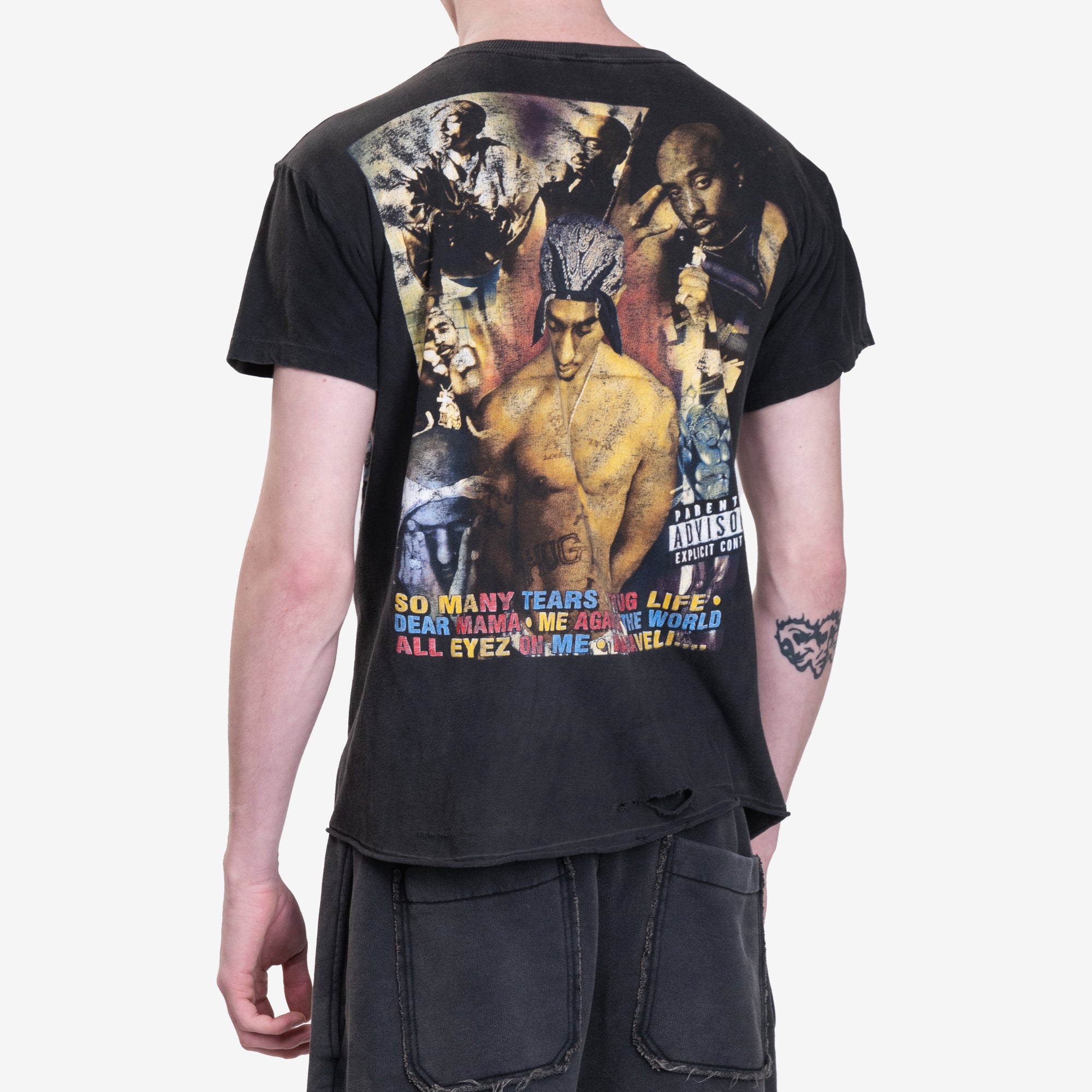 Earthling VIP 2Pac In Memory Vintage T-Shirt Black - 4