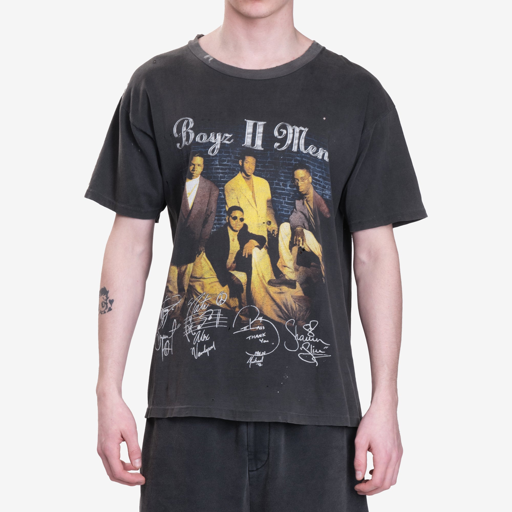 Earthling VIP Boys II Men Vintage T-Shirt Black - 4