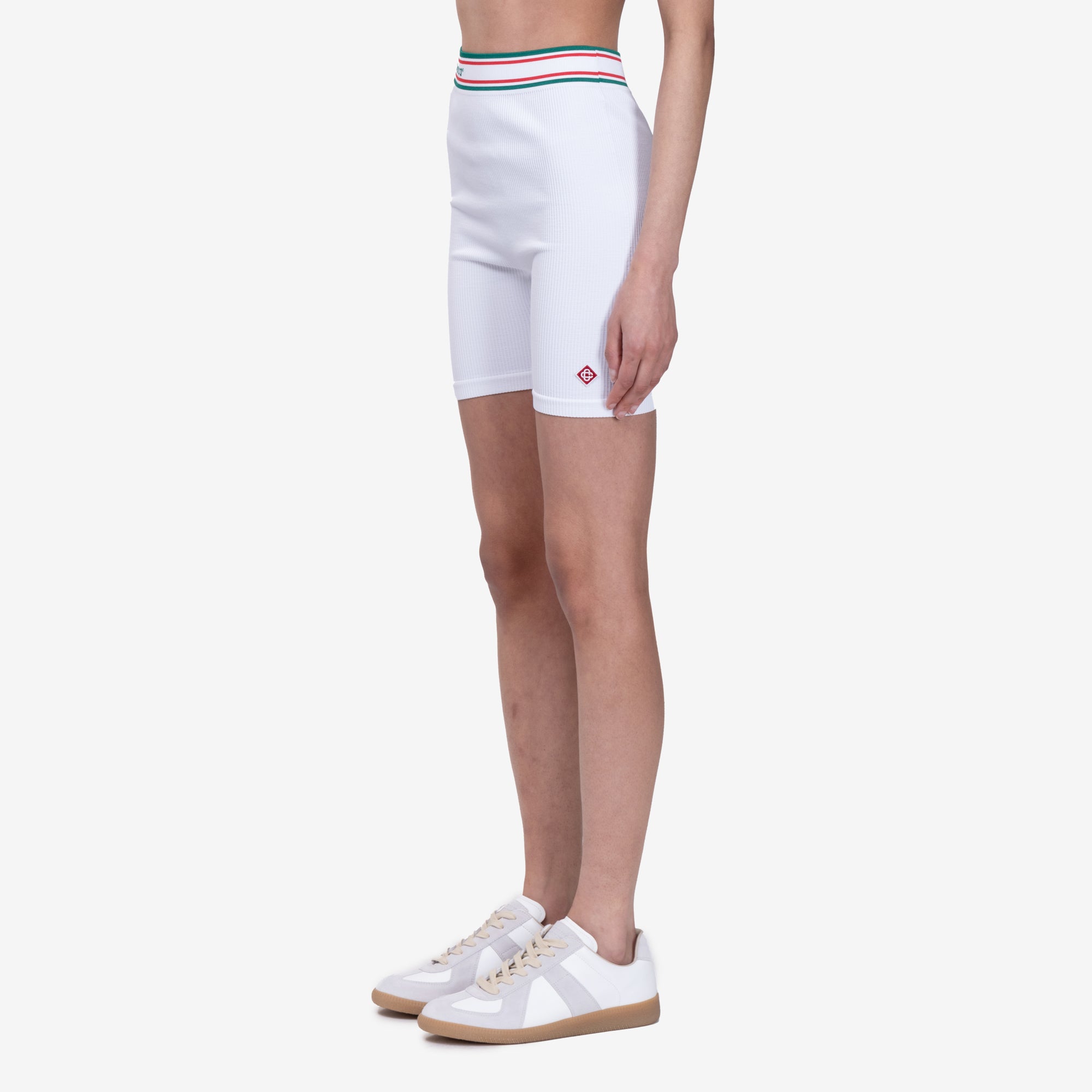 Casablanca Womens White Sports Shorts White - 3