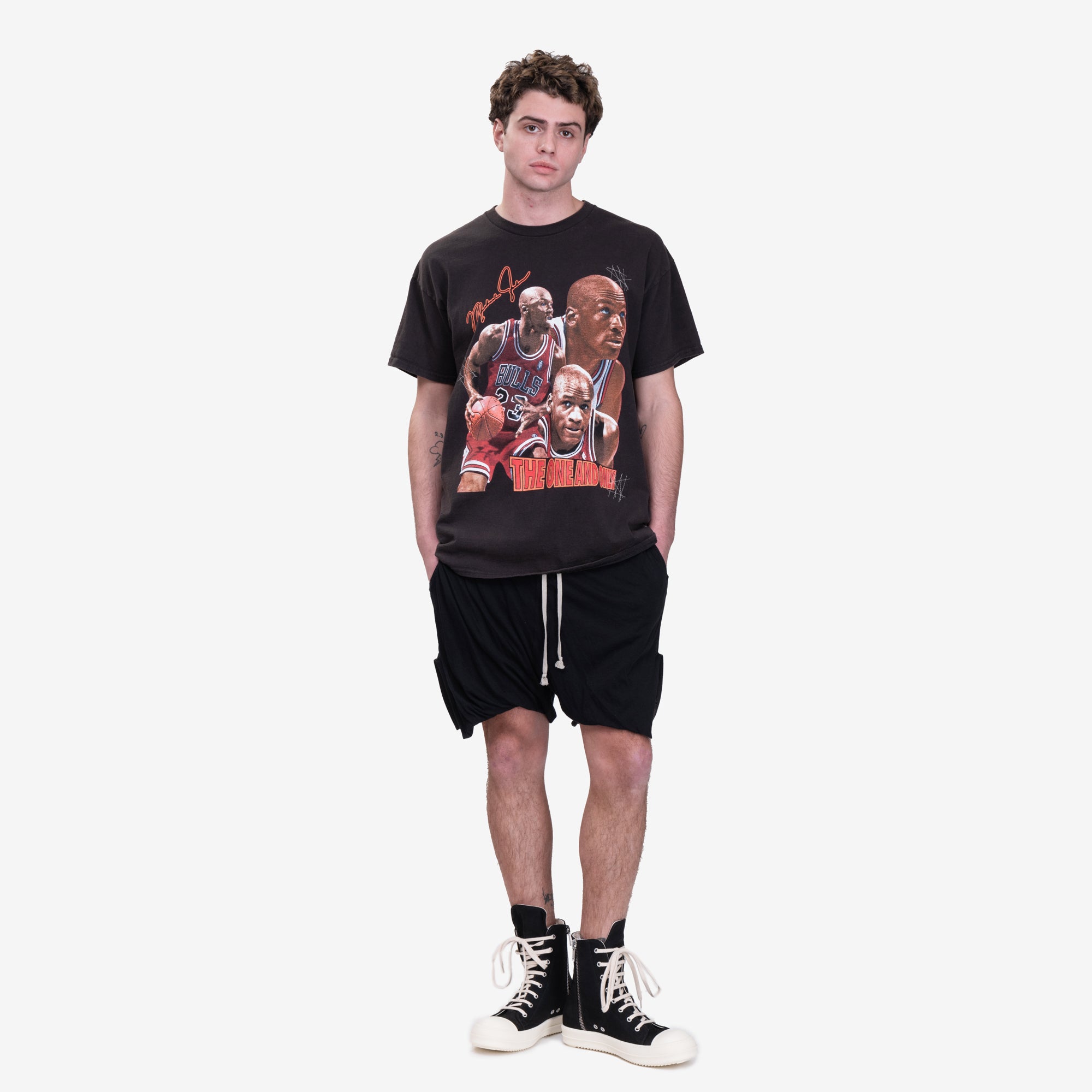 Dom Rebel MJ Icon Vintage T-Shirt Black - 2