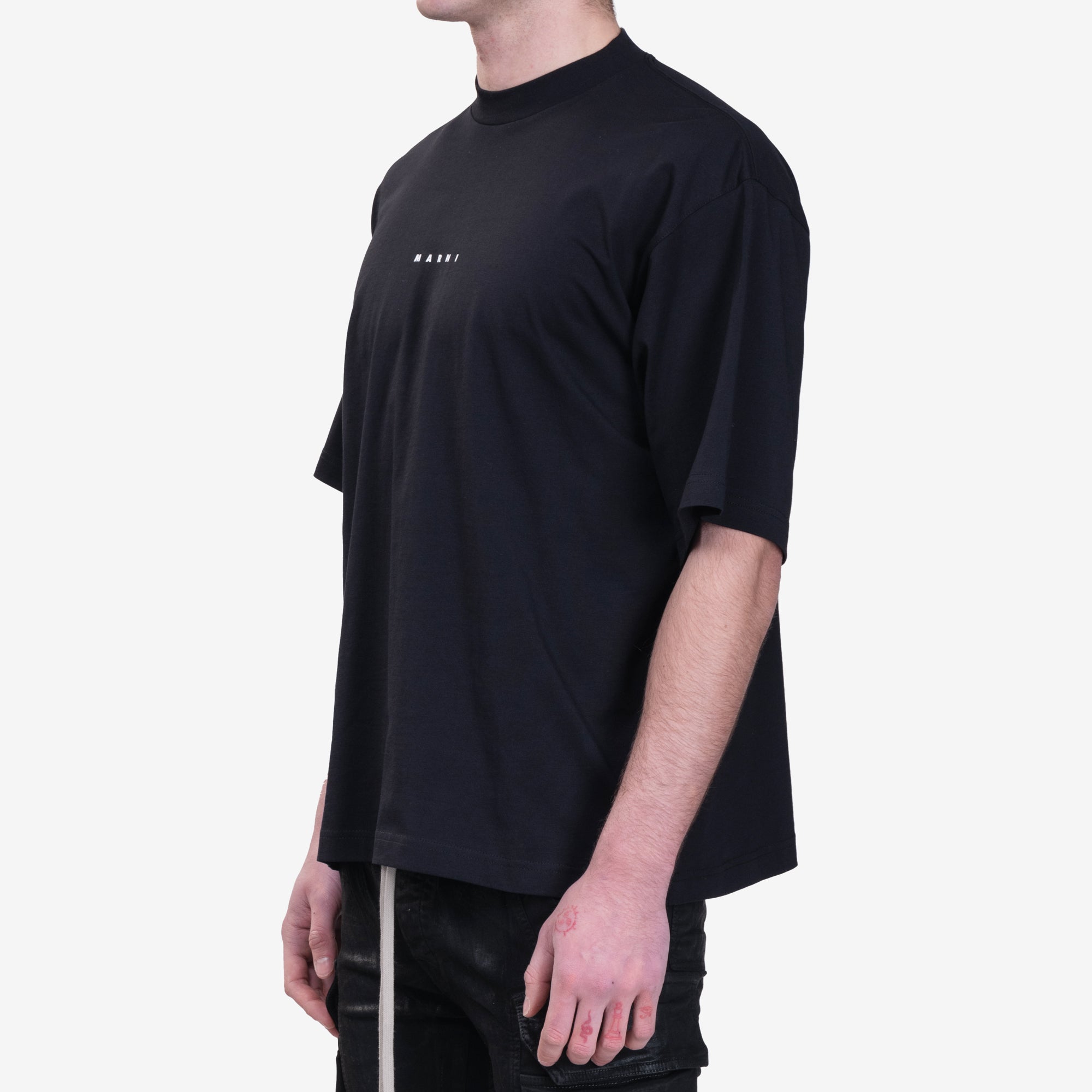 MARNI Mini Logo T-Shirt Black - 3