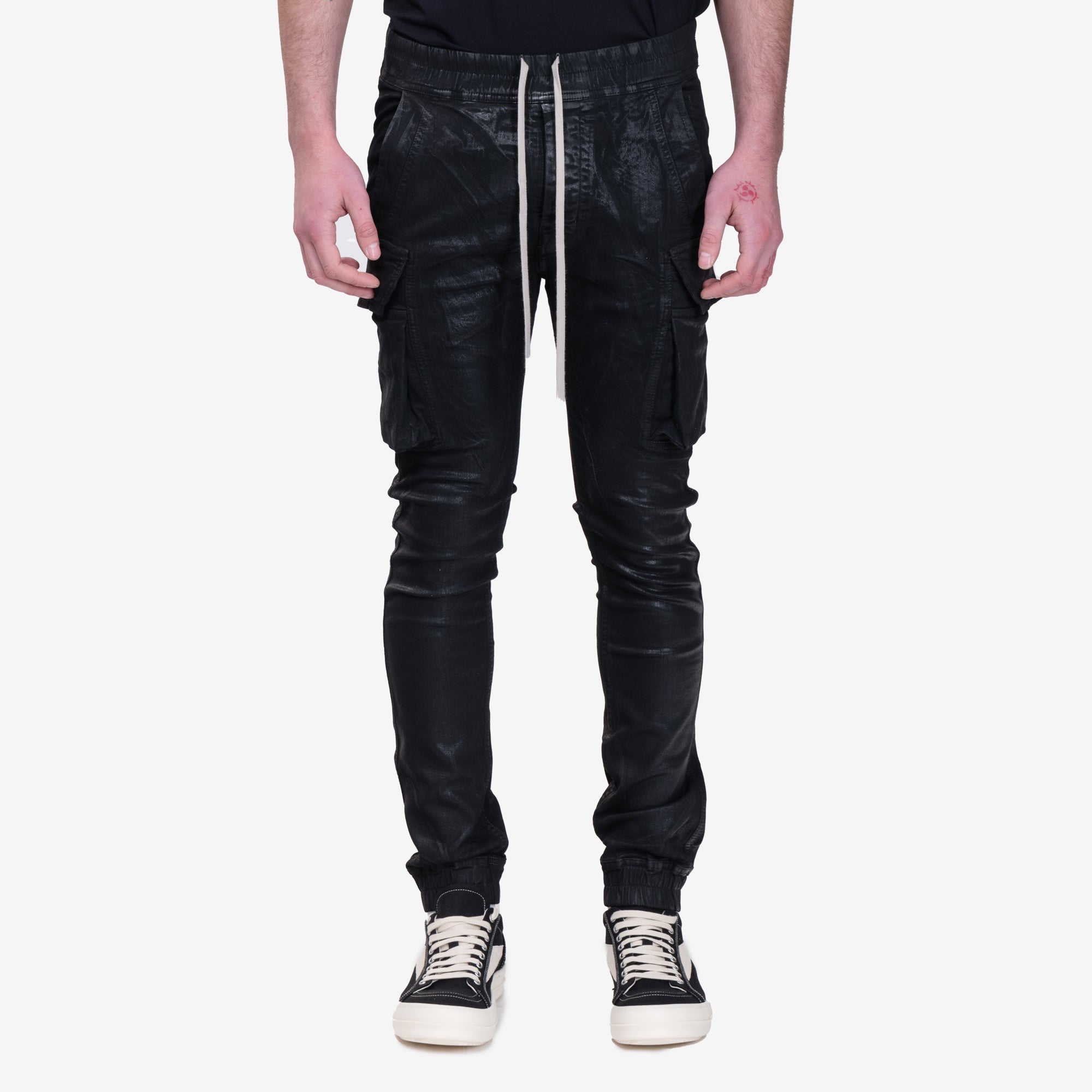Rick Owens DRKSHDW Mastodon Cut Denim Pants Black - 1