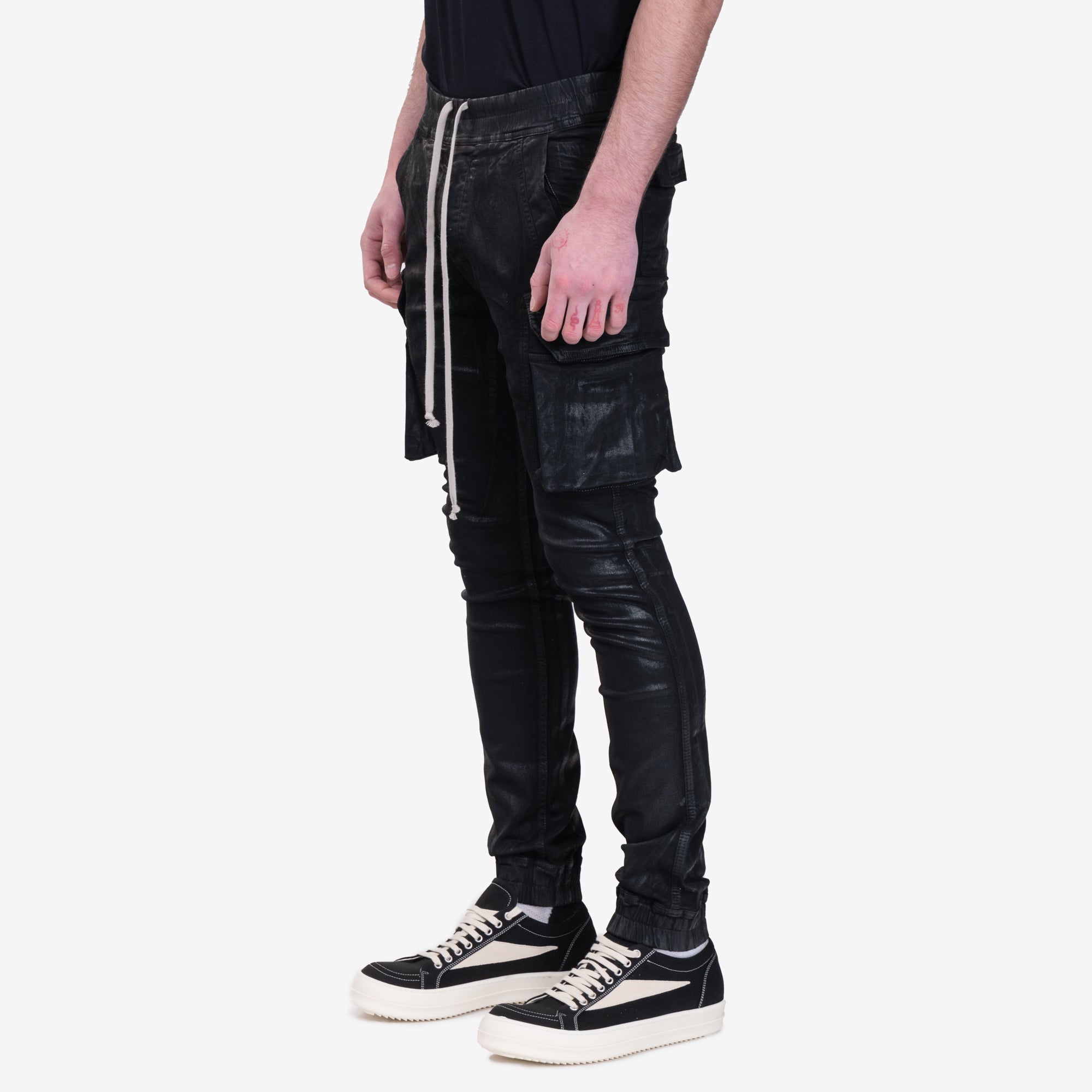 Rick Owens DRKSHDW Mastodon Cut Denim Pants Black - 3