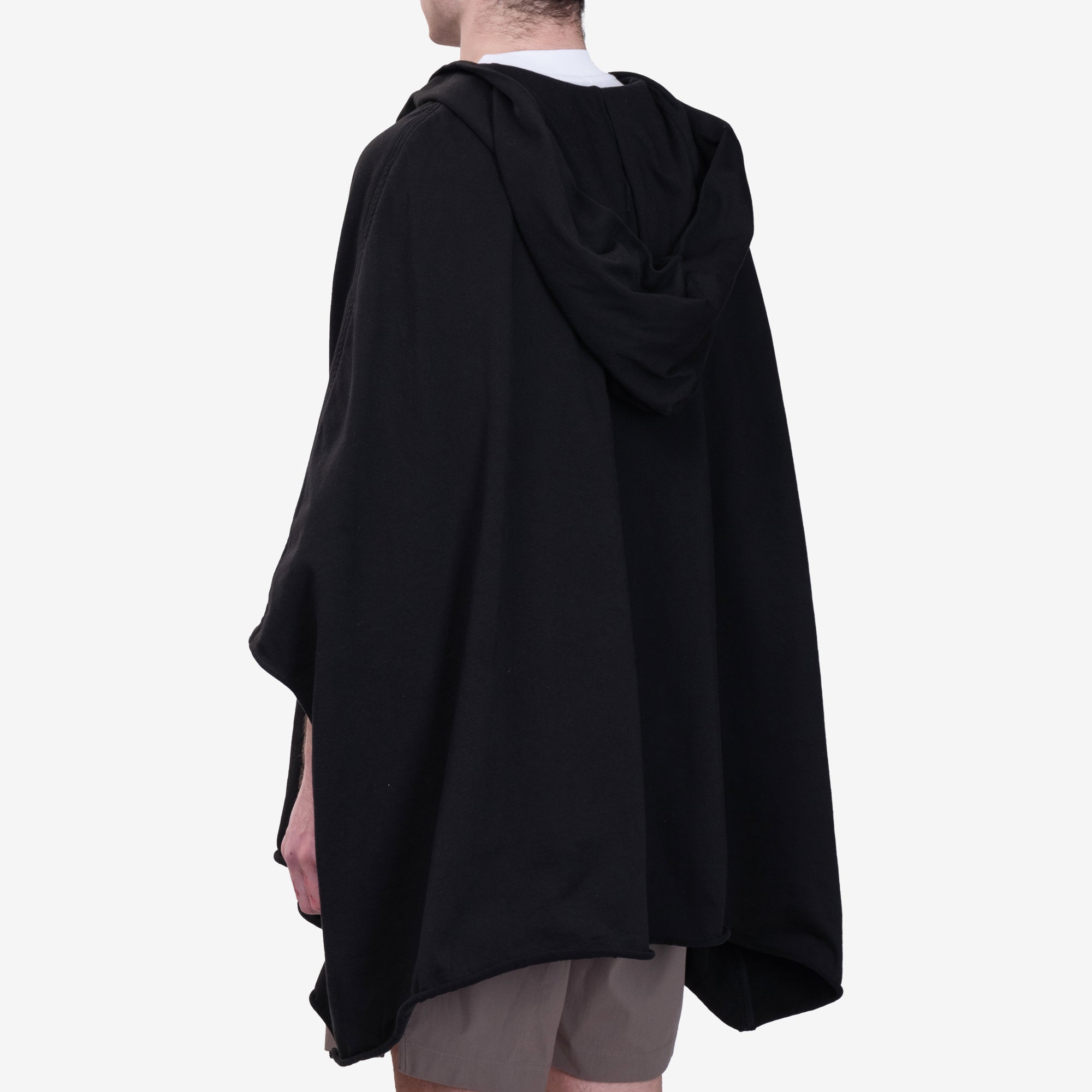 Rick Owens Hooded Kaftan Black - 4