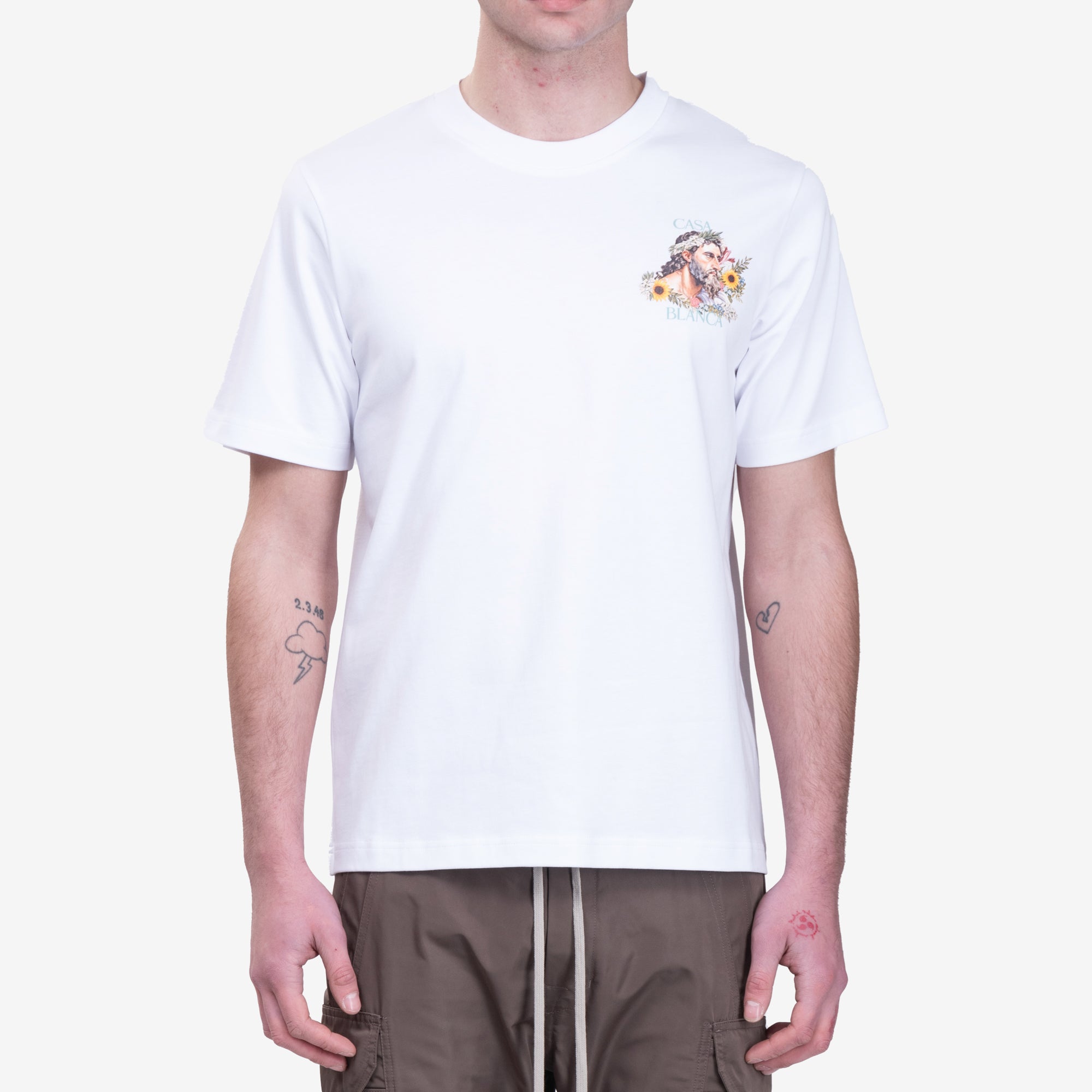 Casablanca Celebration du Sport T-Shirt White - 1