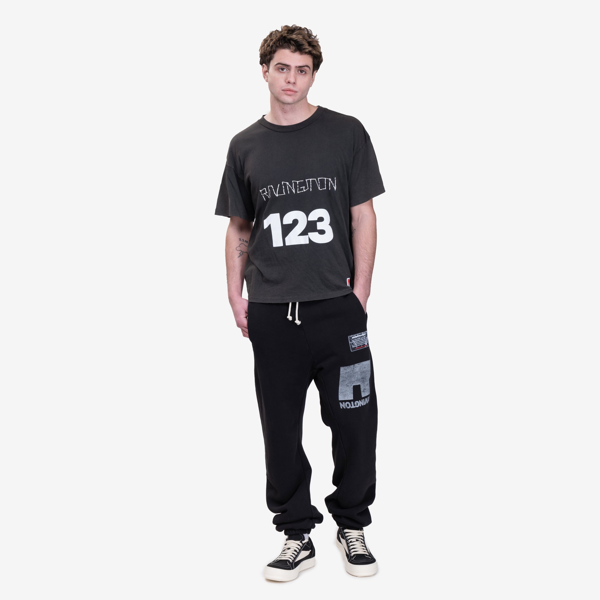 RRR123 Heritage Sweatpants Black - 2