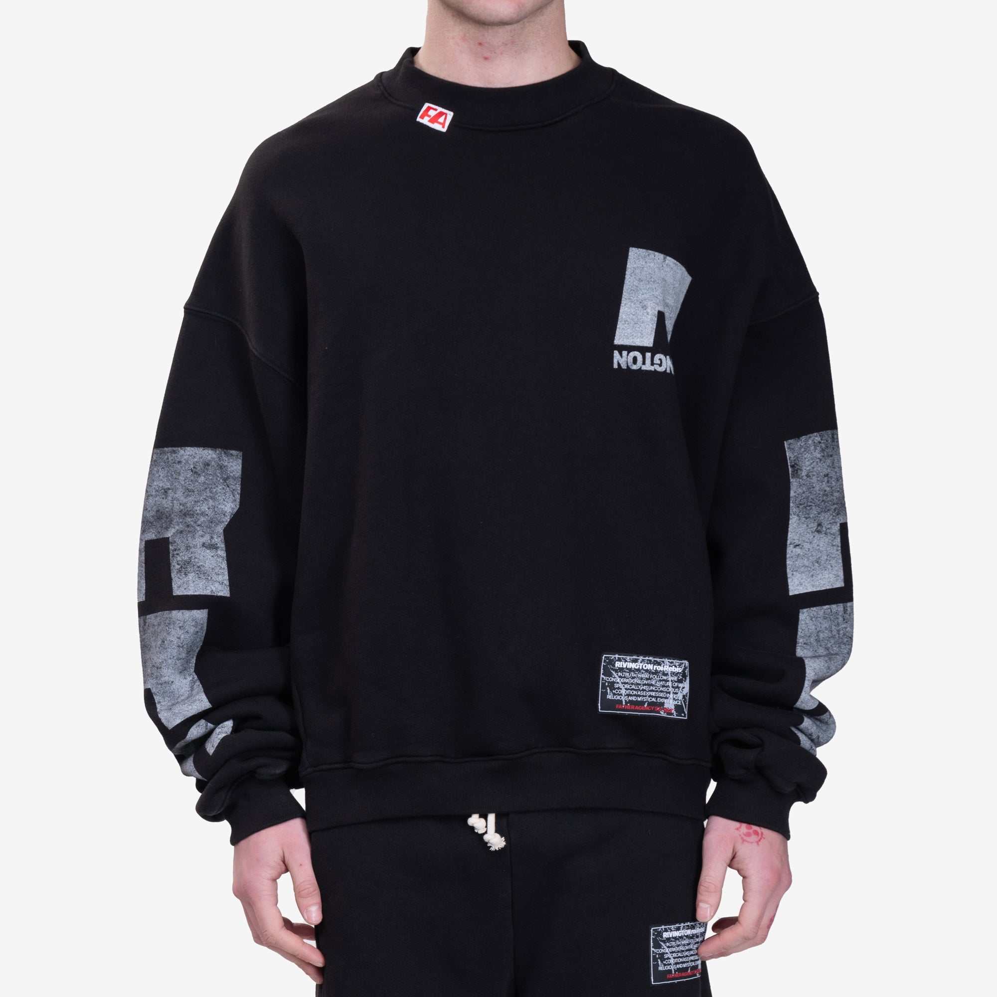 RRR123 Heritage Sweatshirt Black - 1