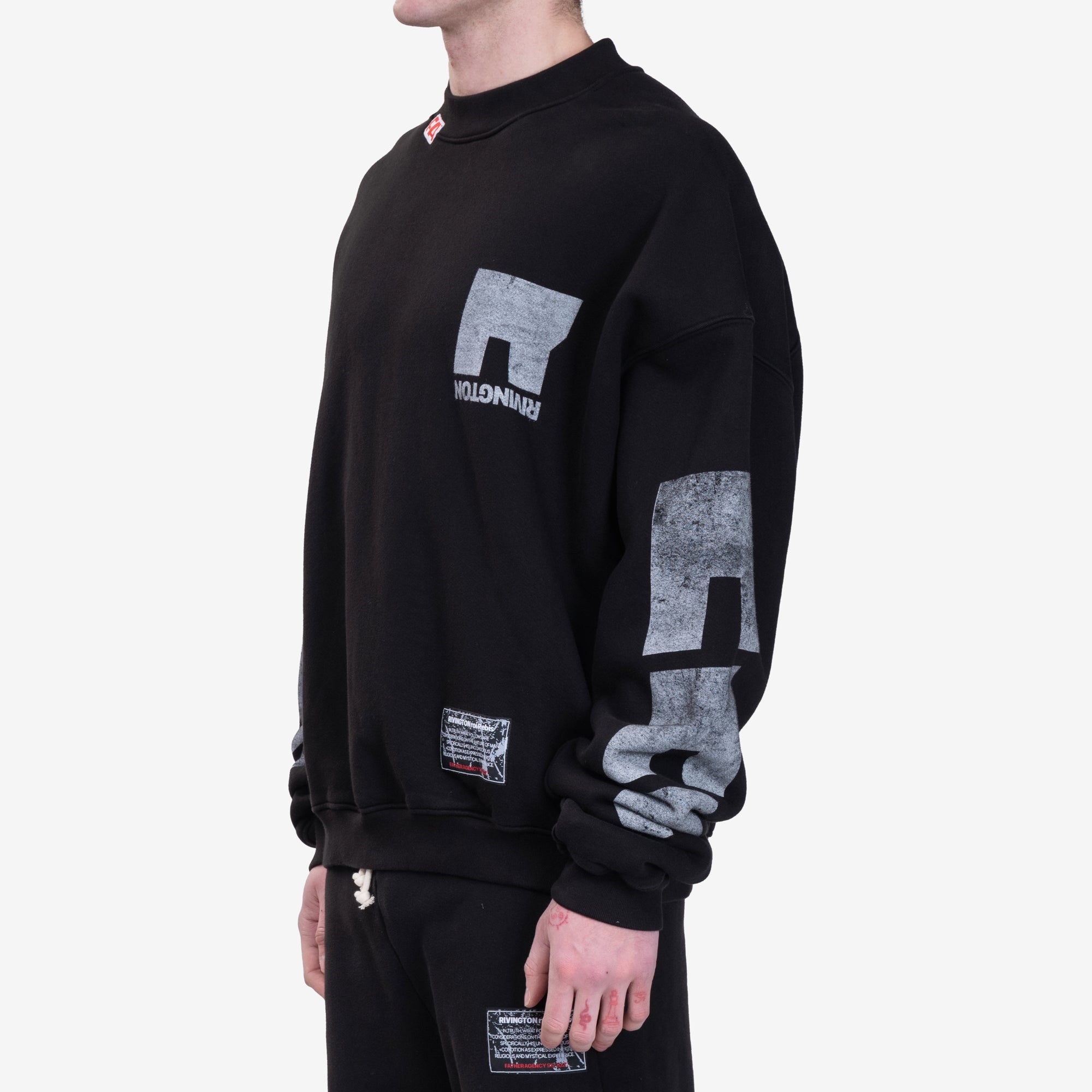 RRR123 Heritage Sweatshirt Black - 3