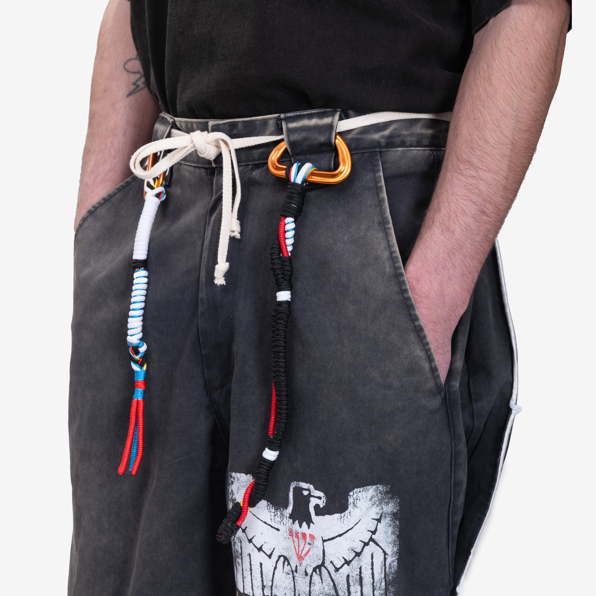 RRR123 Father Working Pants Alma Rosa Black - 5