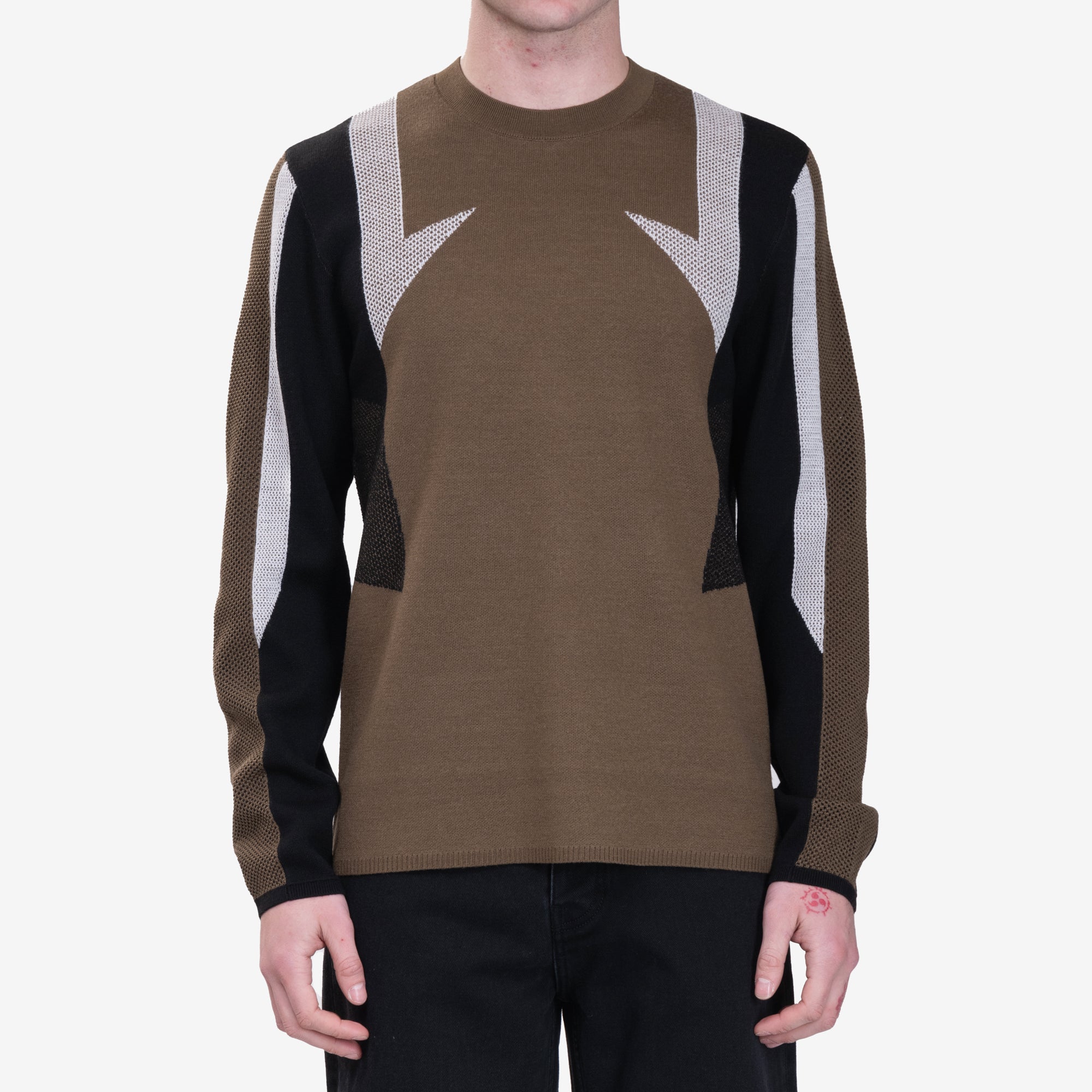 Helmut Lang Sport Merino Sweater Cognac - 1