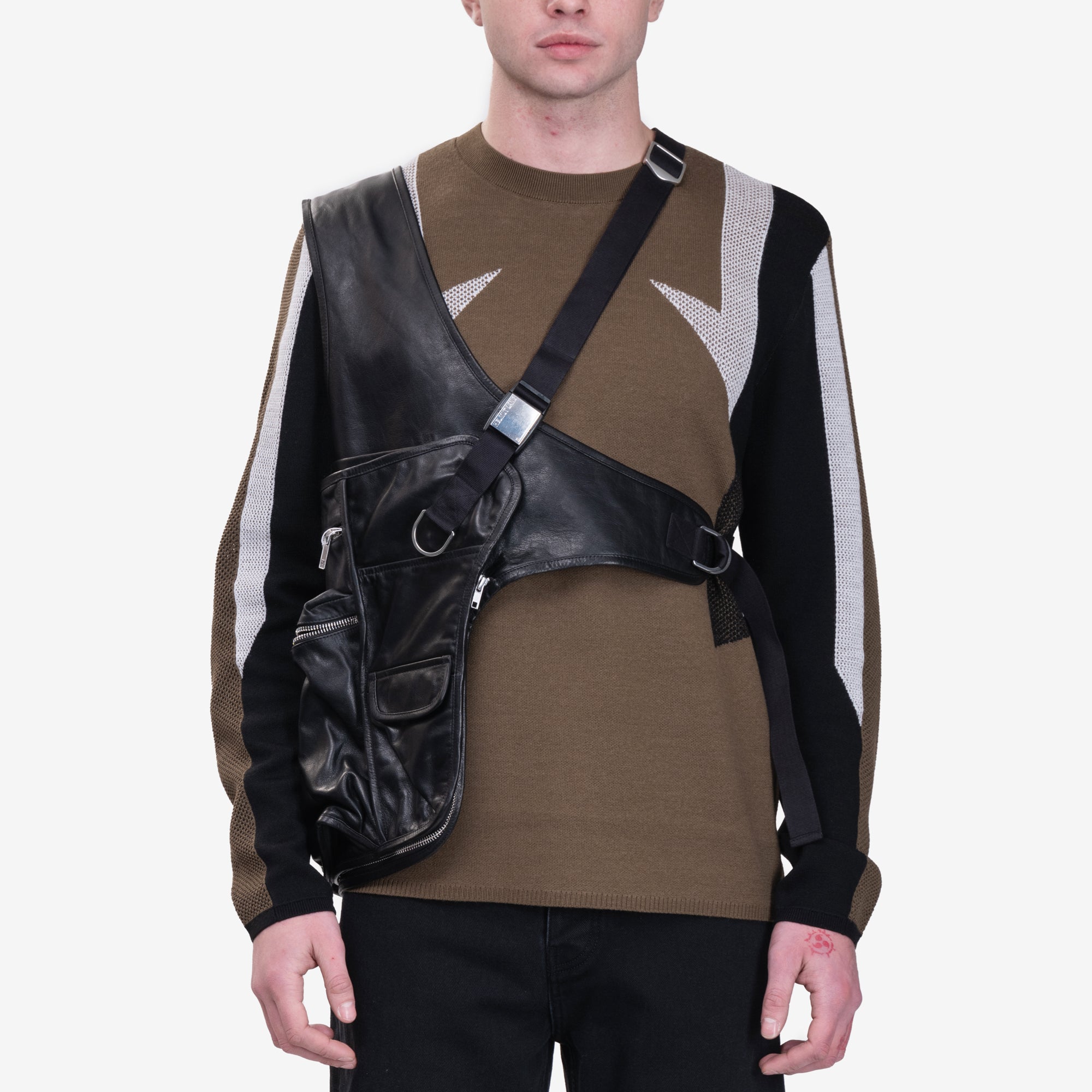 Helmut Lang Utility Bag Vest Black - 1