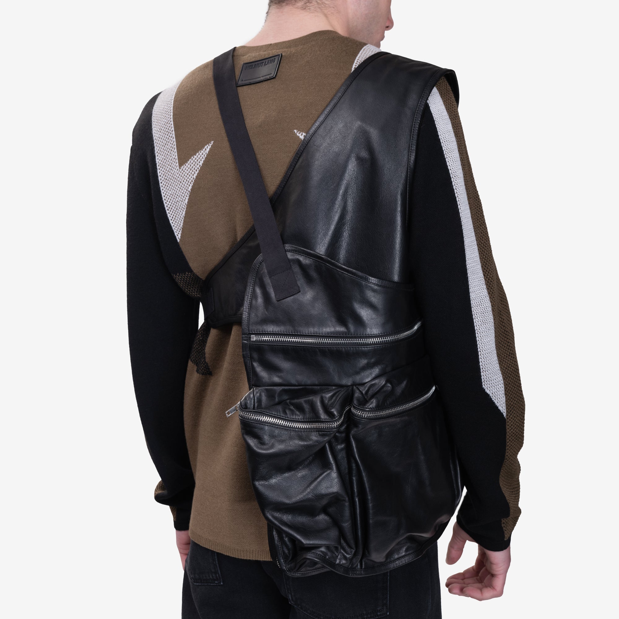 Helmut Lang Utility Bag Vest Black - 6