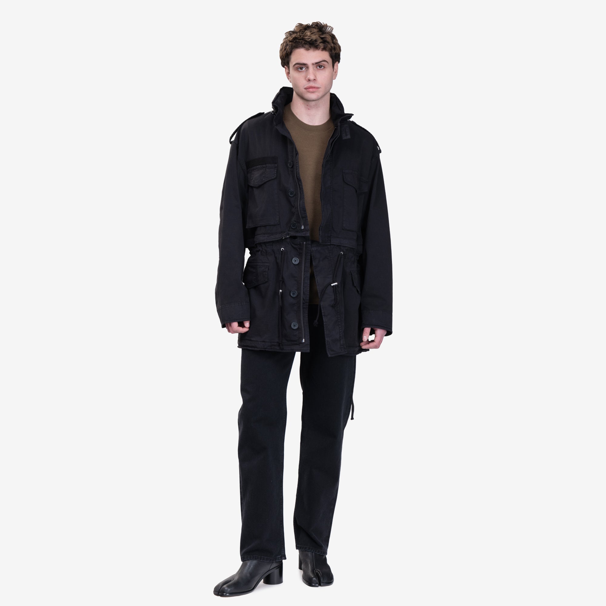 Helmut Lang Dissected Field Jacket Black - 5