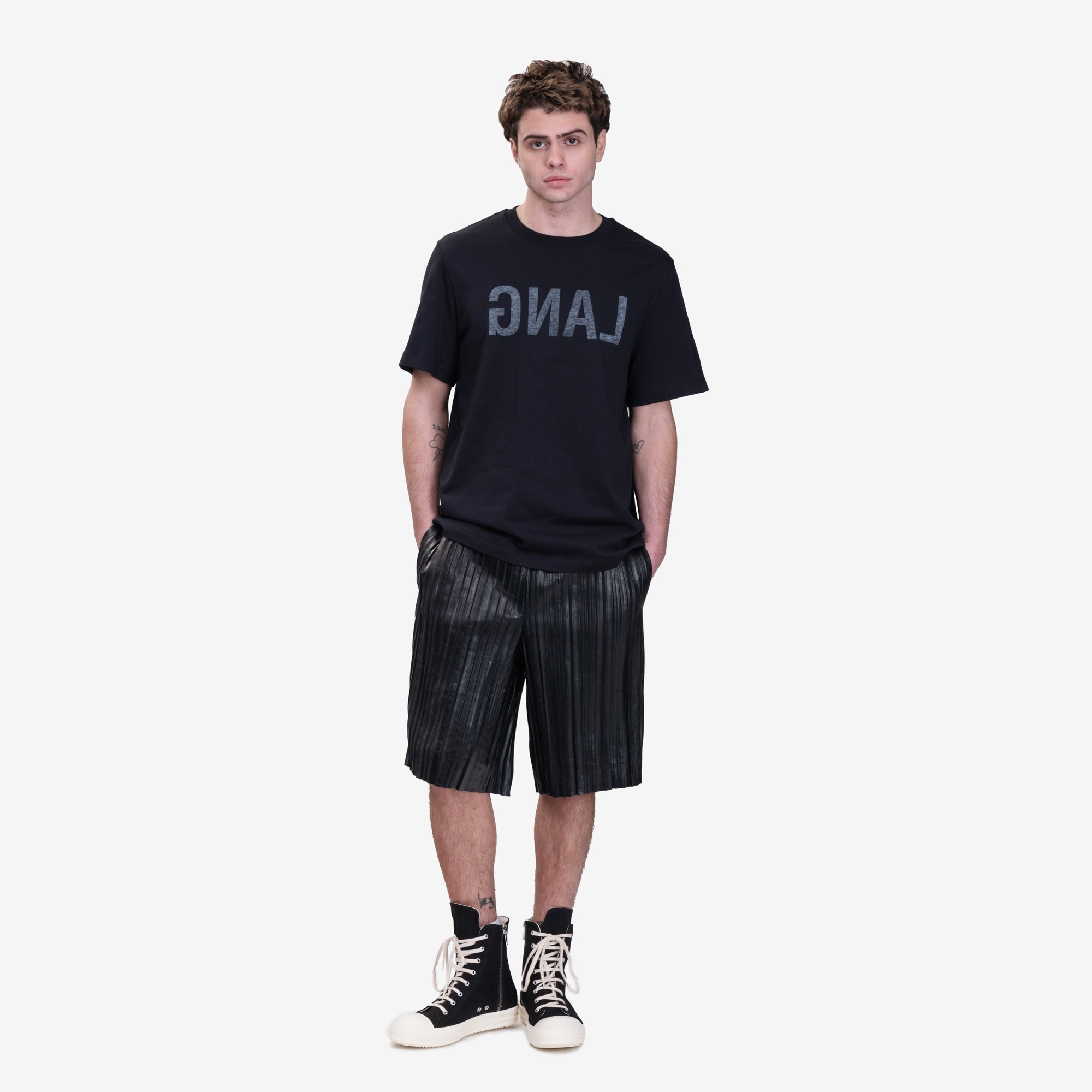 Helmut Lang Lang T-Shirt Black - 2