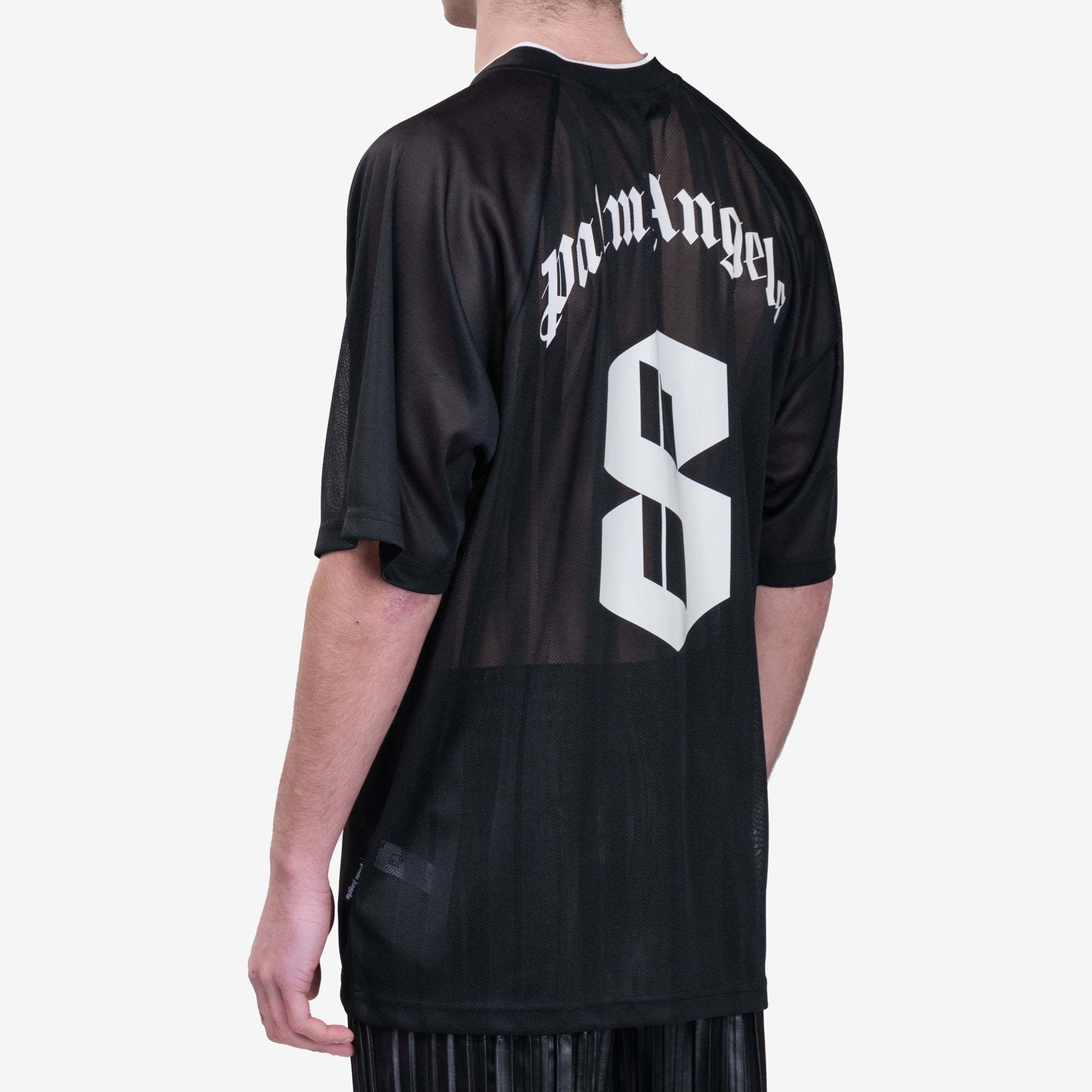Palm Angels Palm Sport Mesh T-Shirt Black - 4