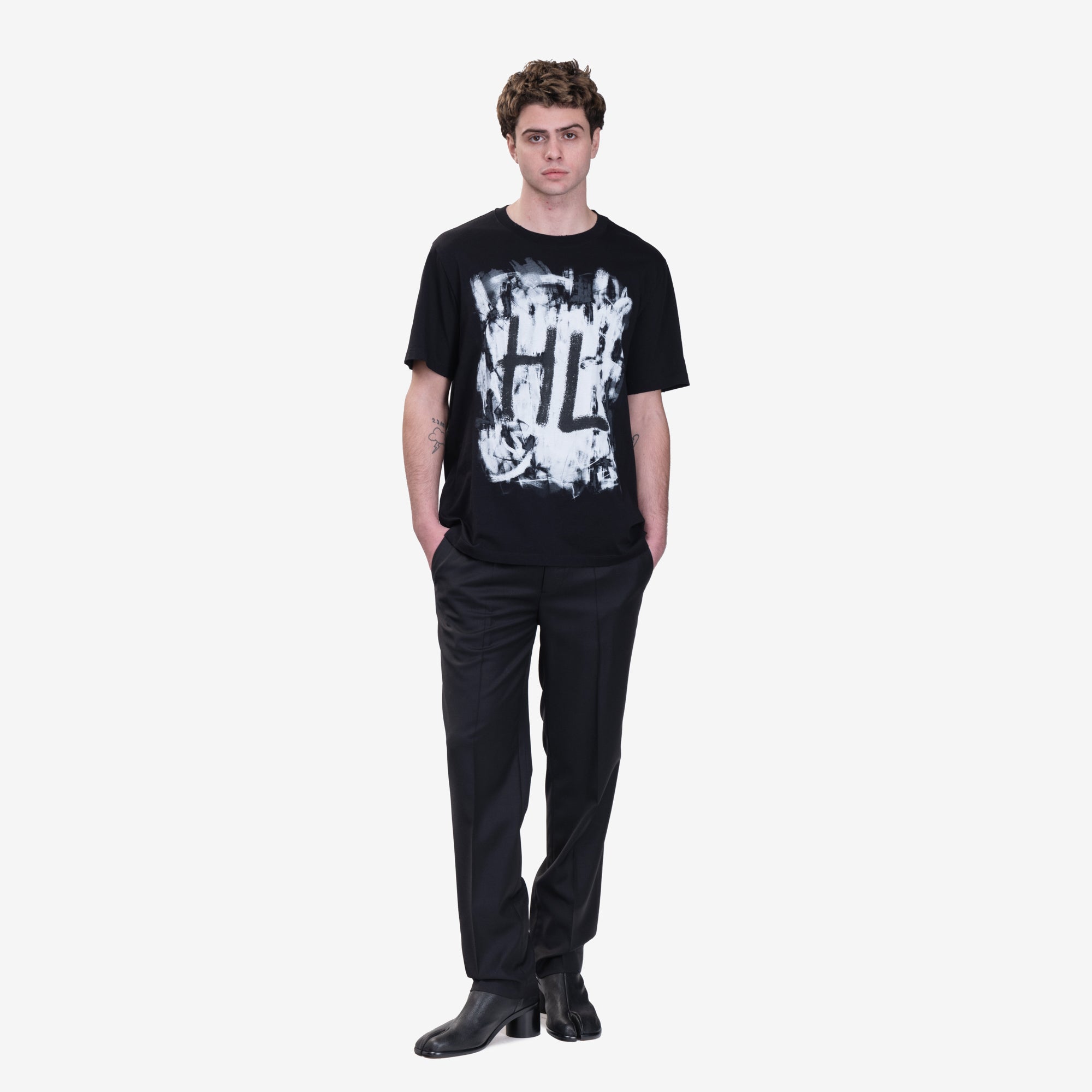 Helmut Lang Scribble T-Shirt Black - 2