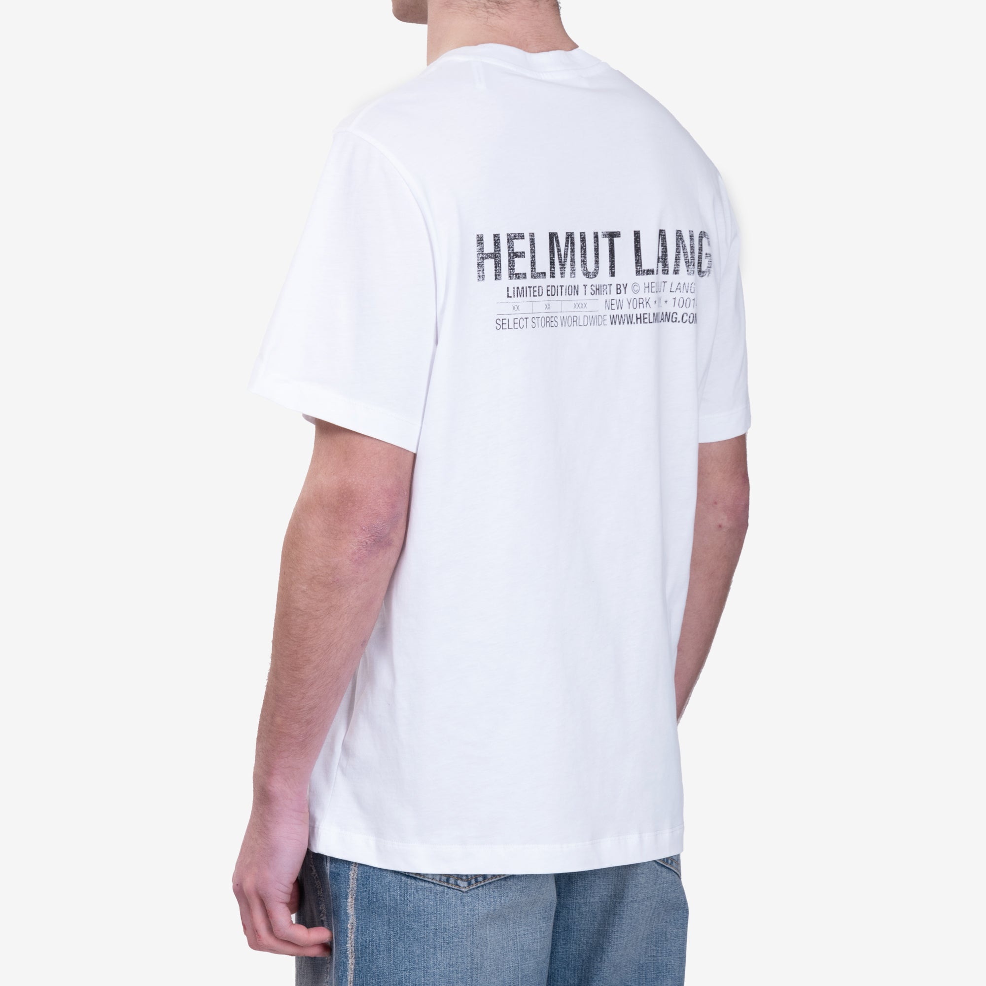 Helmut Lang Lang T-Shirt White - 4