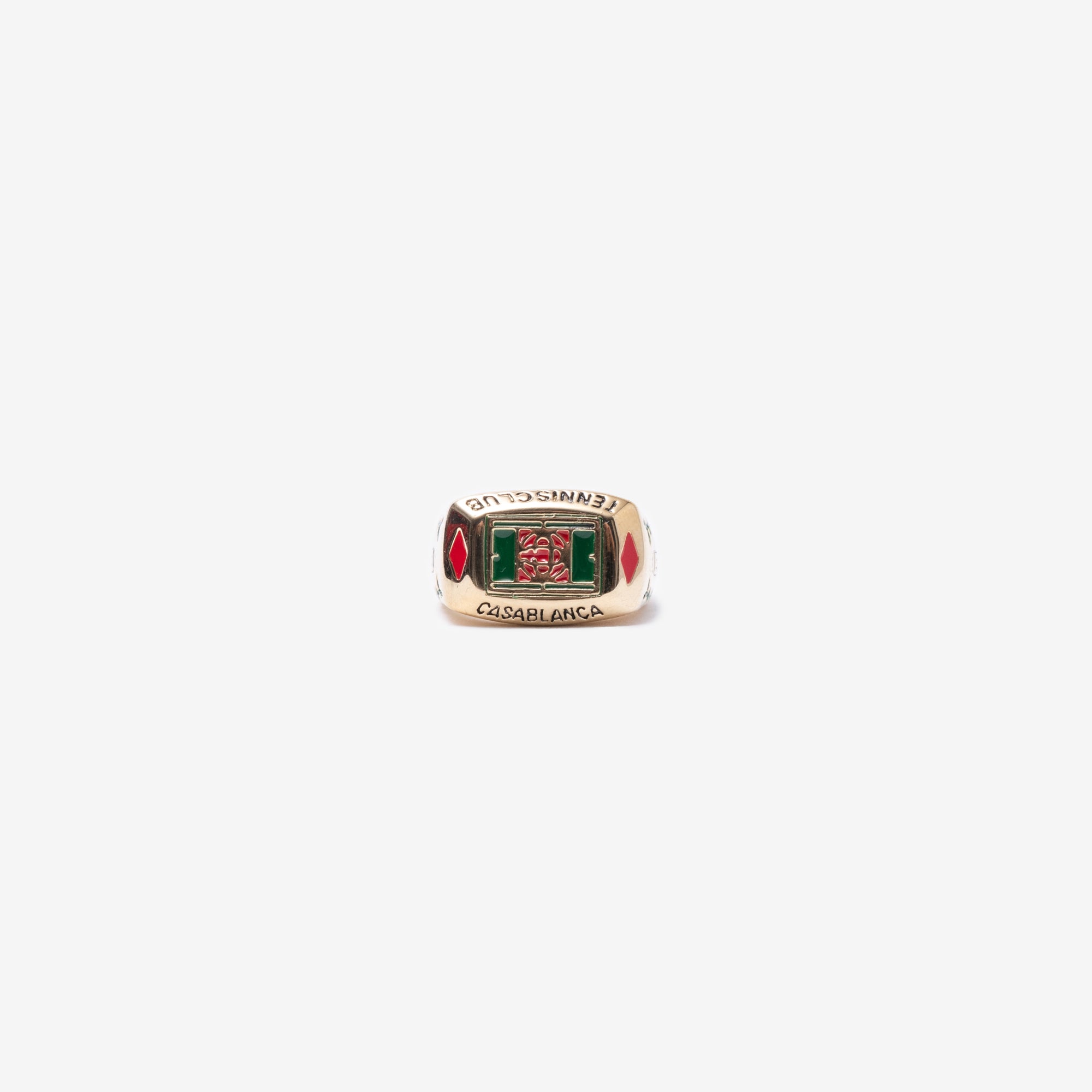 Casablanca Gold Plated Tennis Club Ring Gold - 3