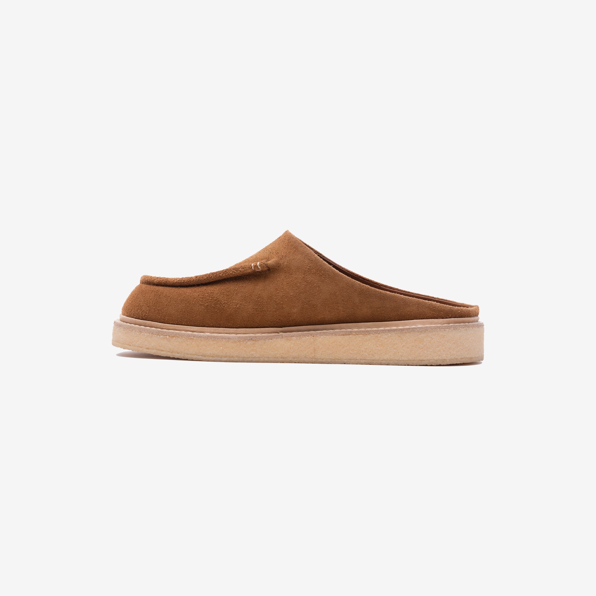MARNI Suede Sabot Gold Brown - 4