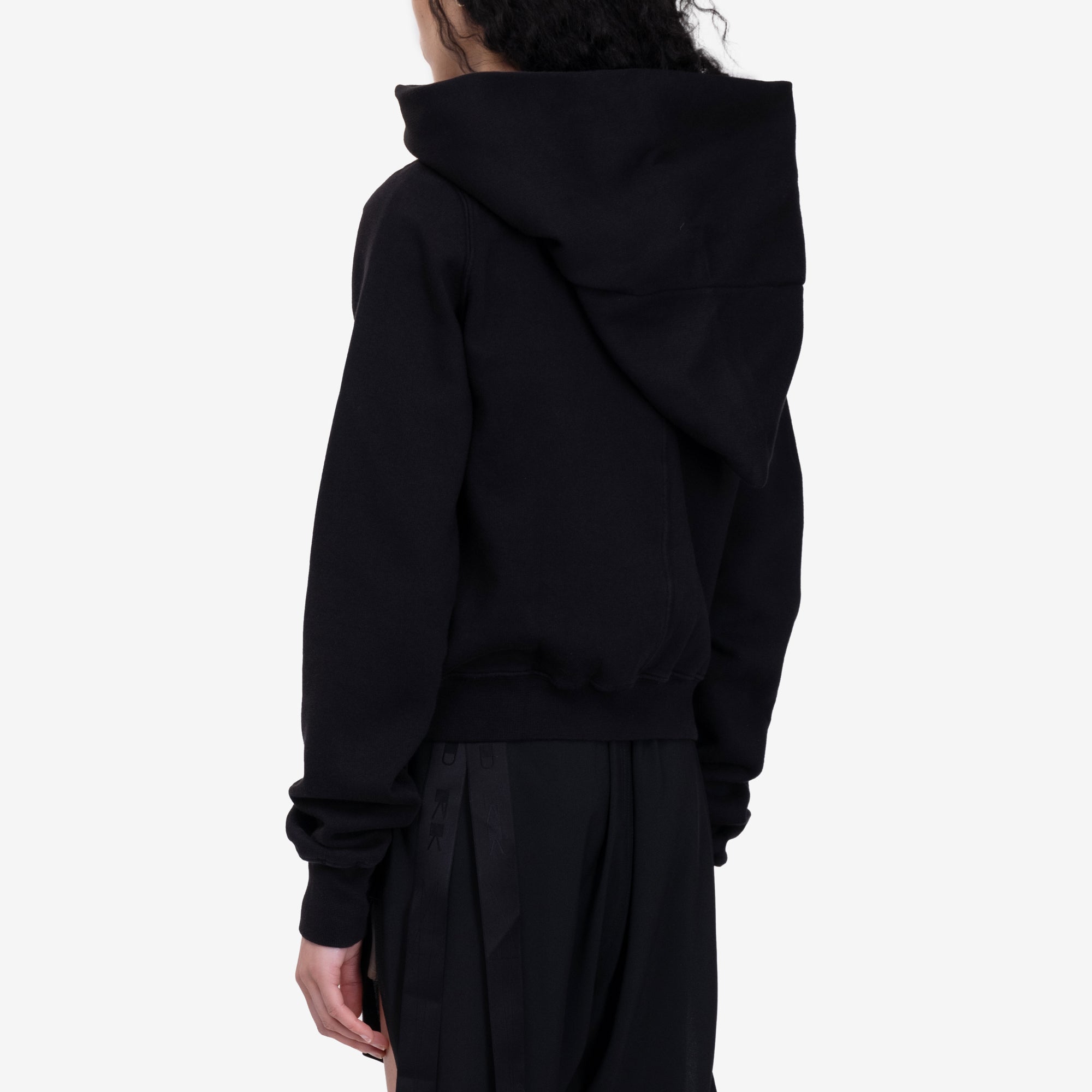 Rick Owens DRKSHDW Womens Mountain Zip Hoody Black - 4