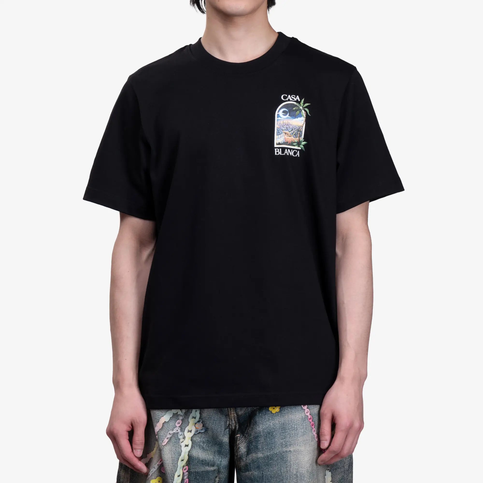 Casablanca LA Nights T-Shirt Black - 1