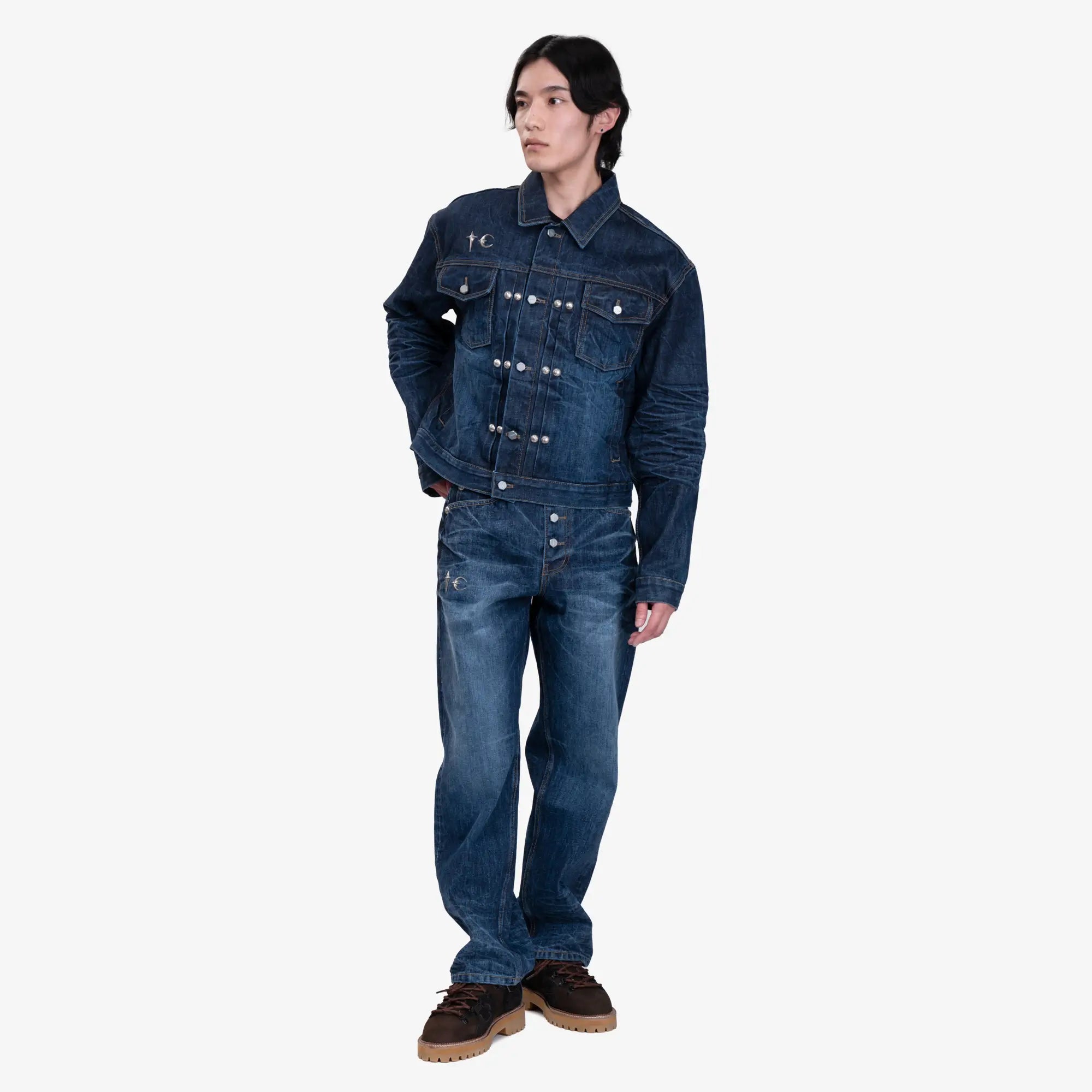 Thug Club Naval Warfare Denim Jacket Blue - 2