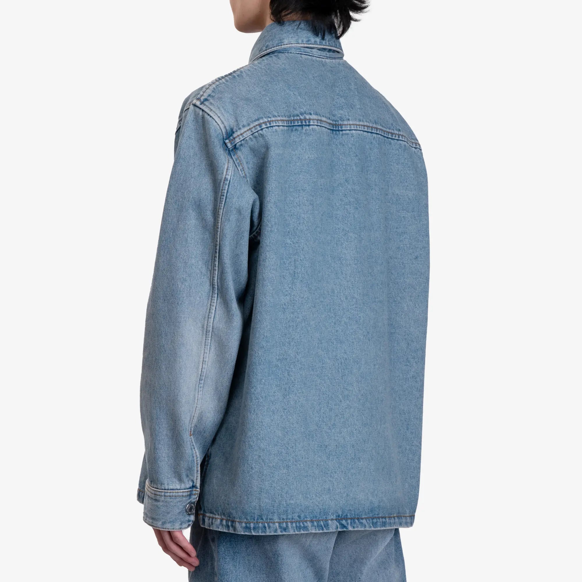 AMI ADC Overshirt Used Blue - 4