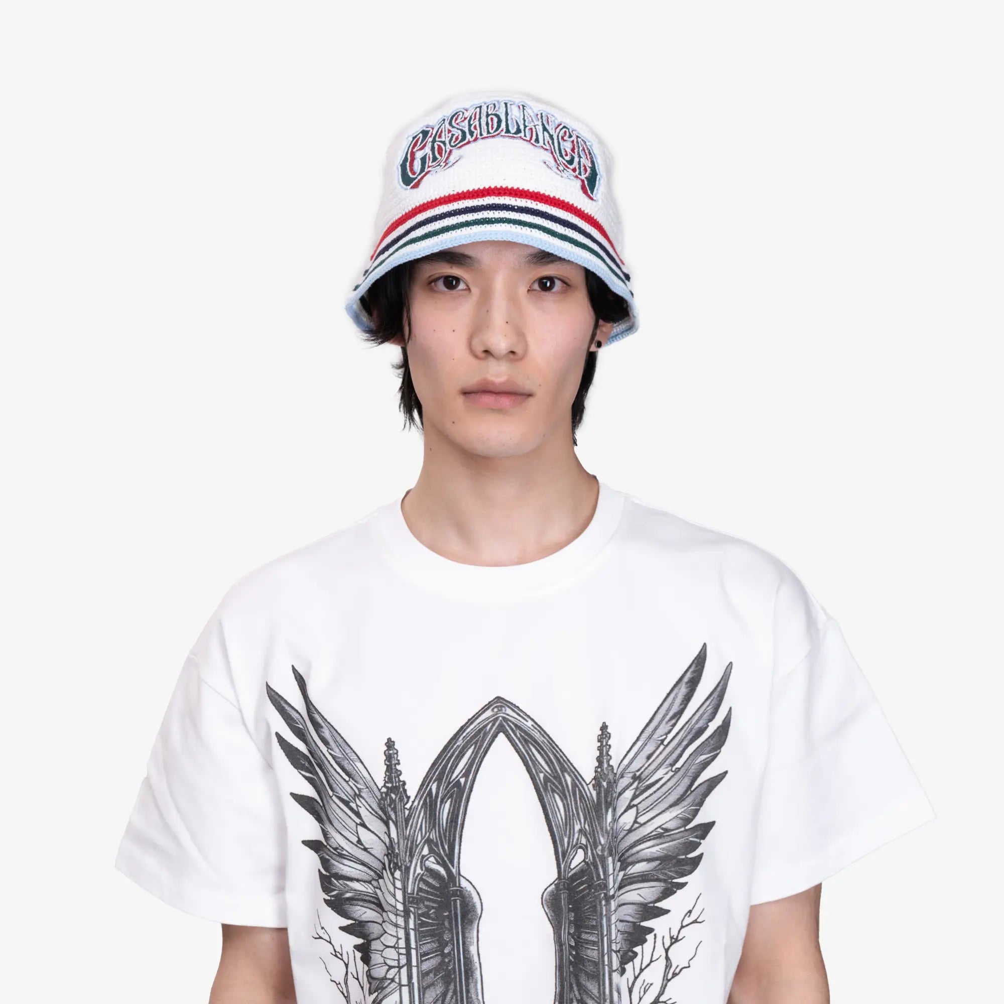 Casablanca Crochet Hat White - 2