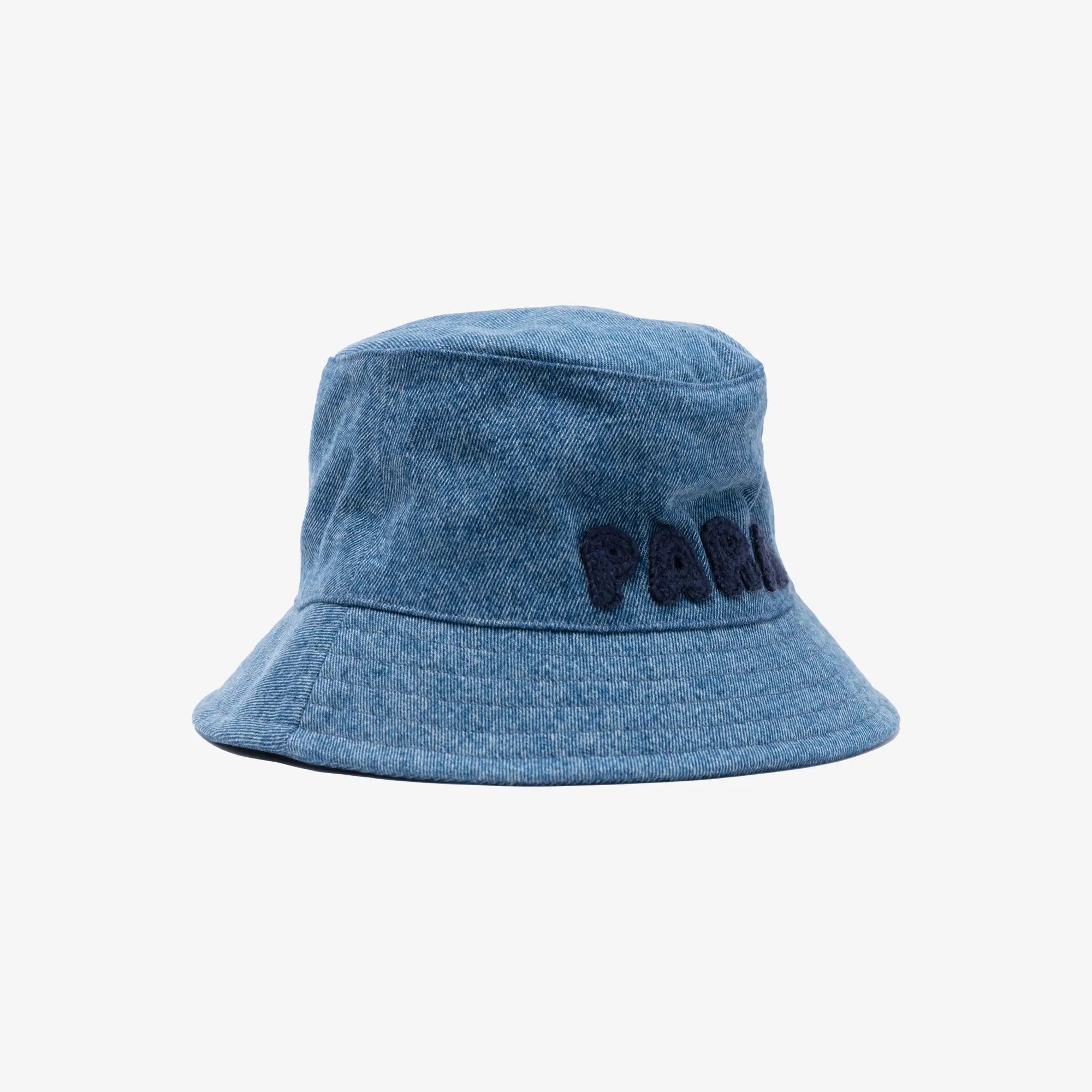 AMI Denim AMI Bucket Hat Used Indigo - 4