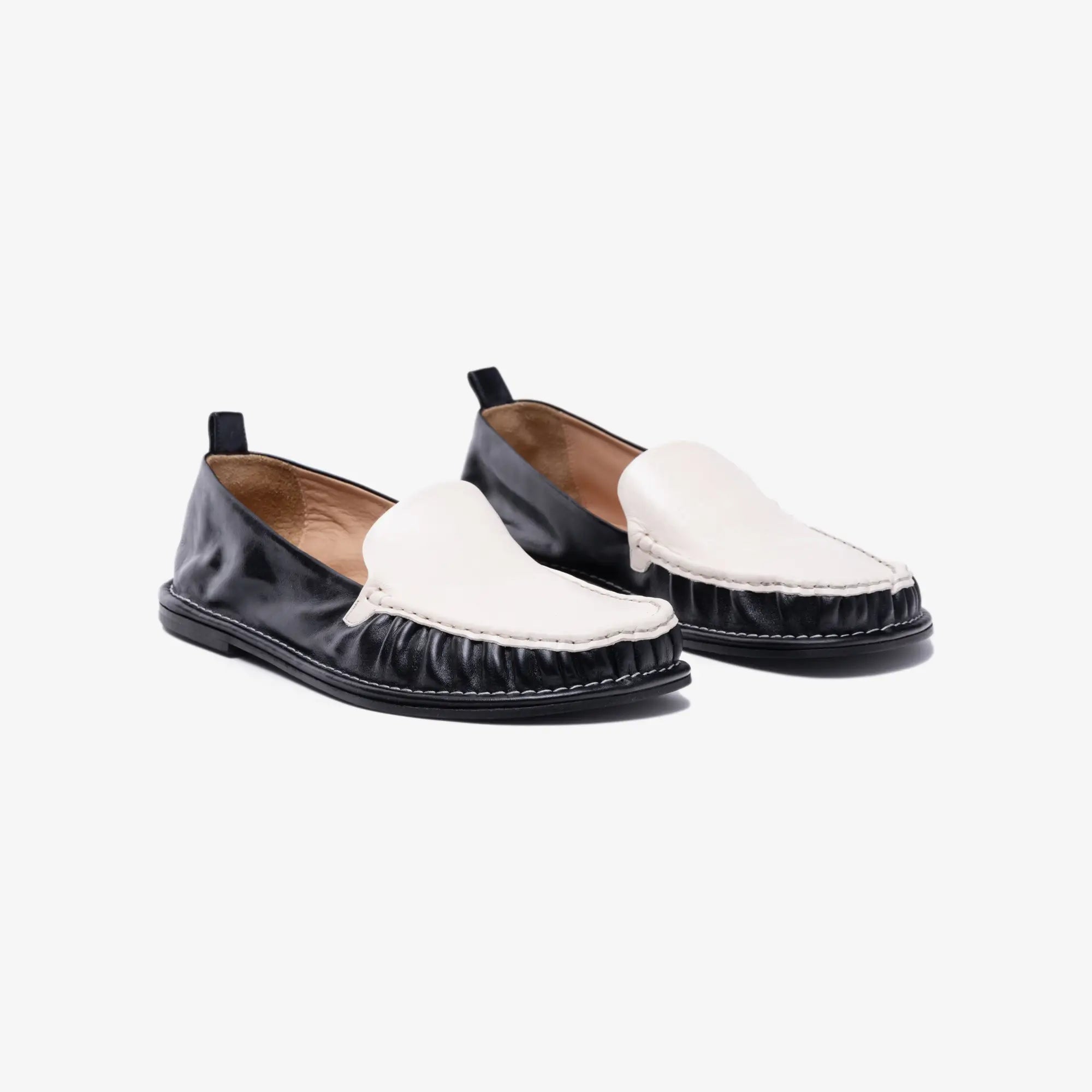AMI Texture Loafers Black - 1