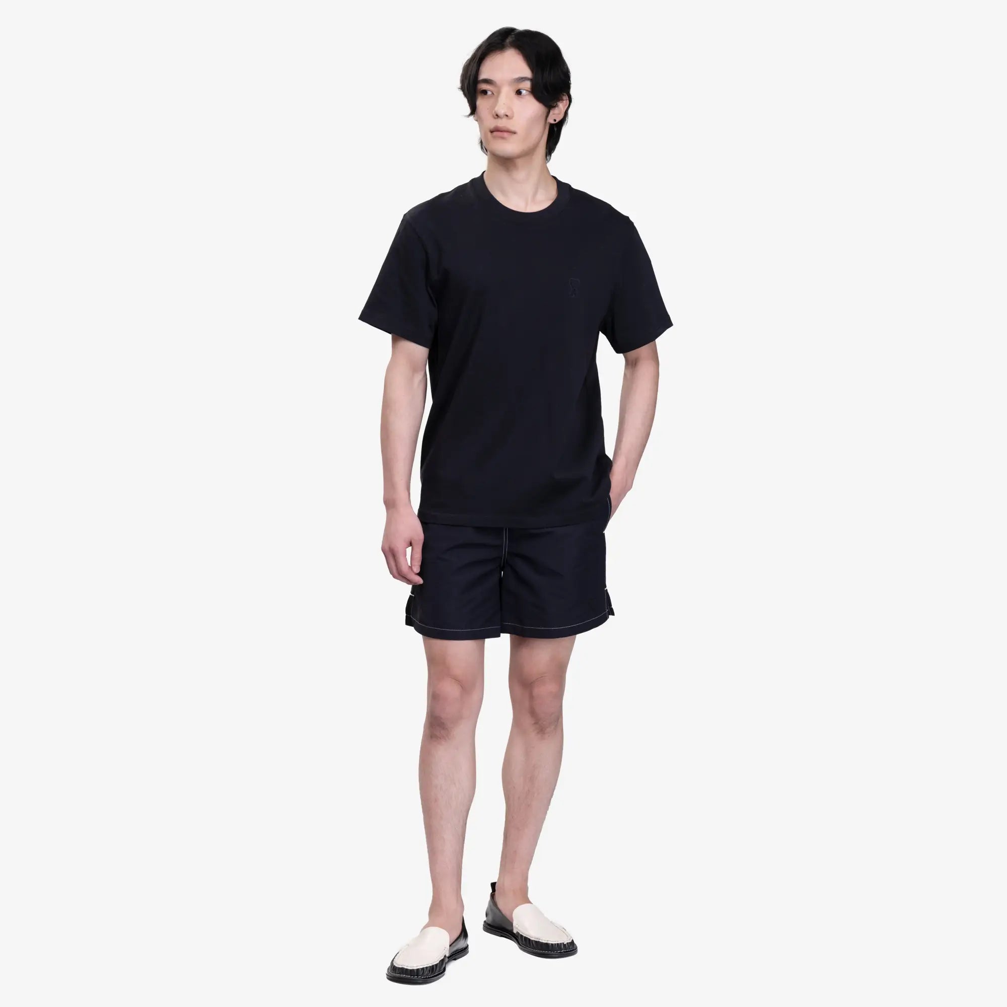 AMI Short de Bain Beach Shorts Black - 2