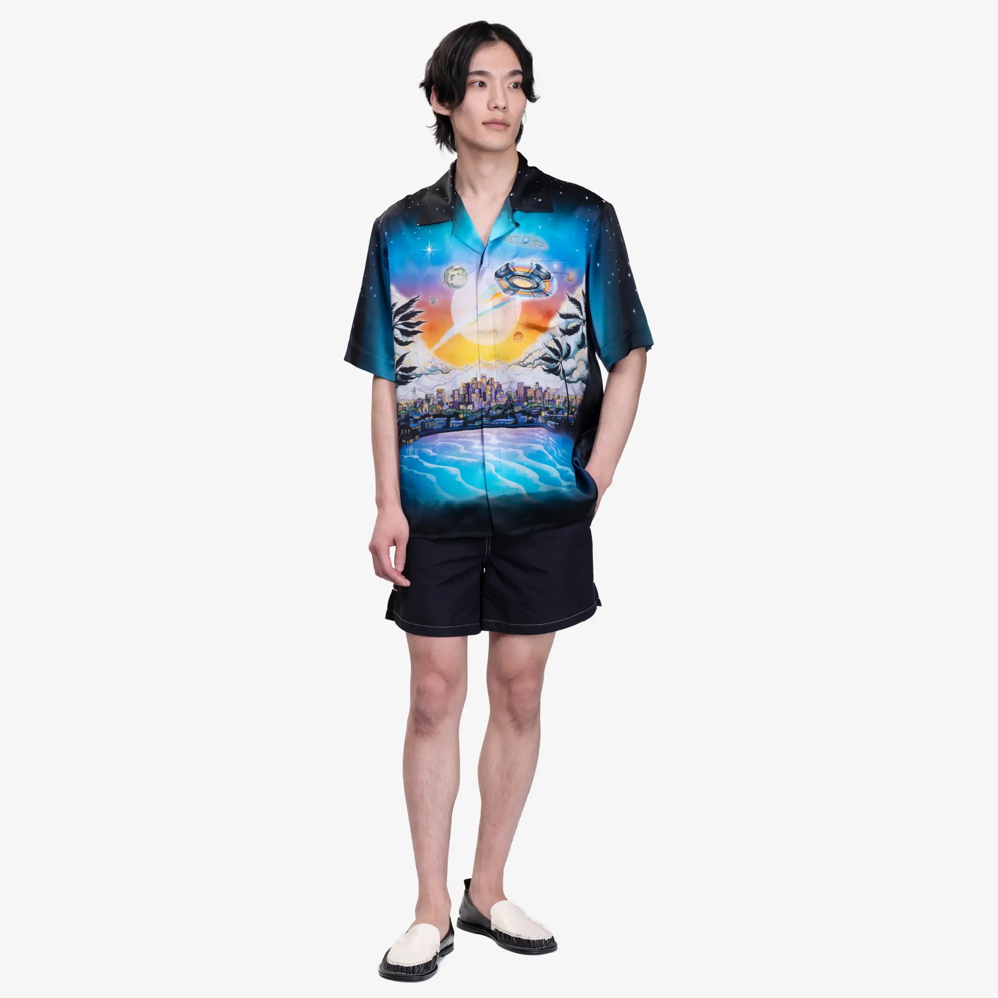 Casablanca La Premonition Cuban SS Shirt Multi - 2