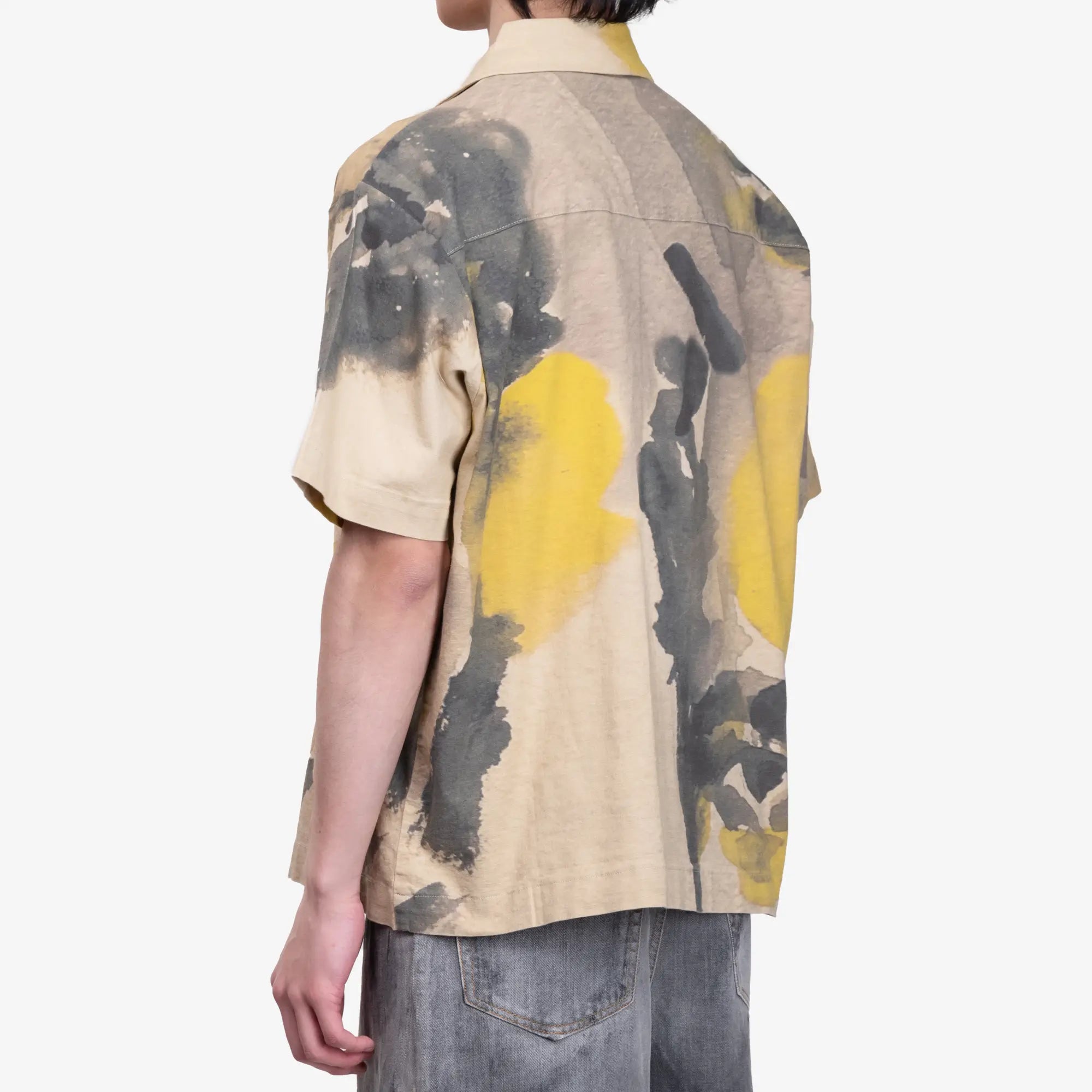 KidSuper Watercolour Face Camp Shirt Multi - 4