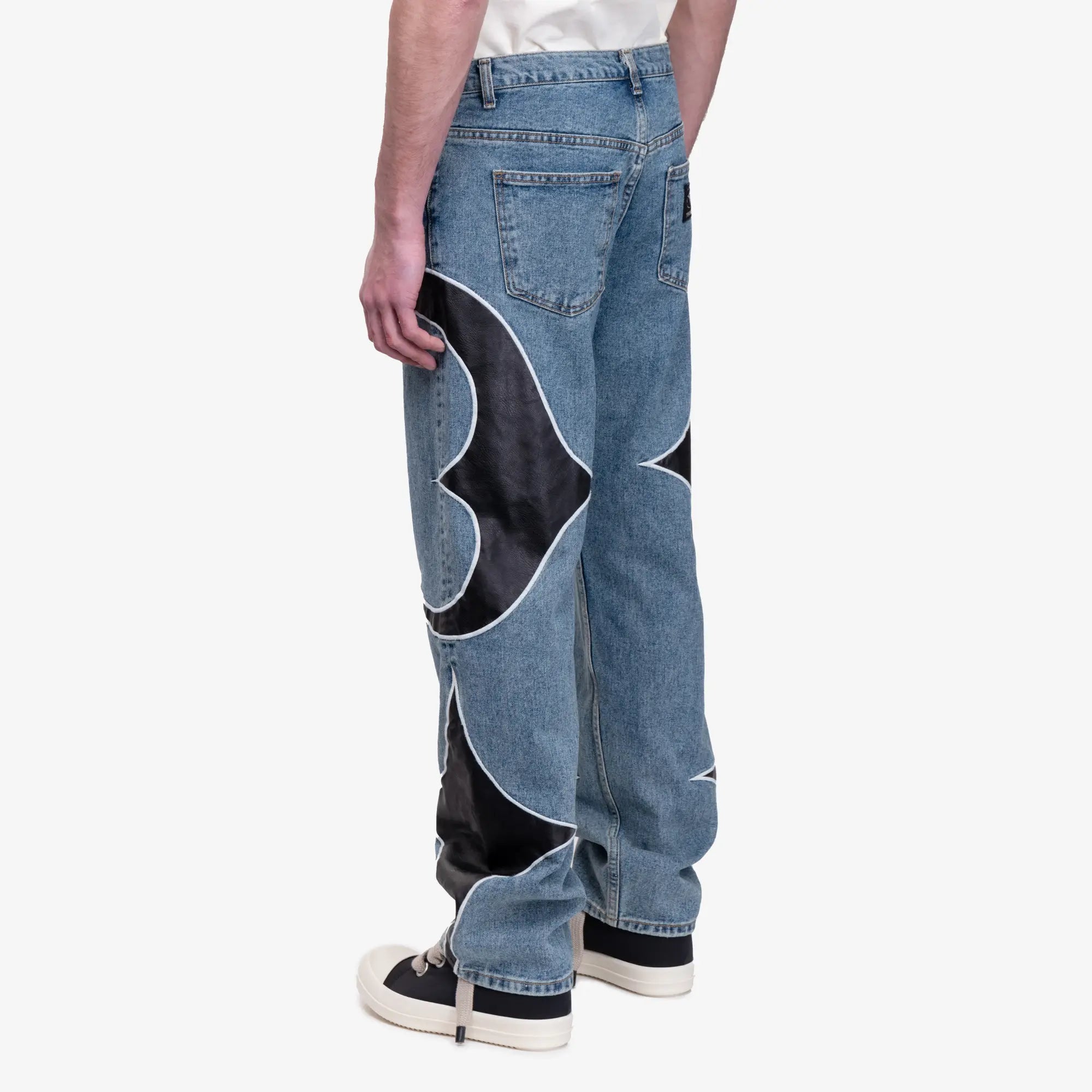 Thug Club TC Leather Washing Jeans Blue/Black - 4