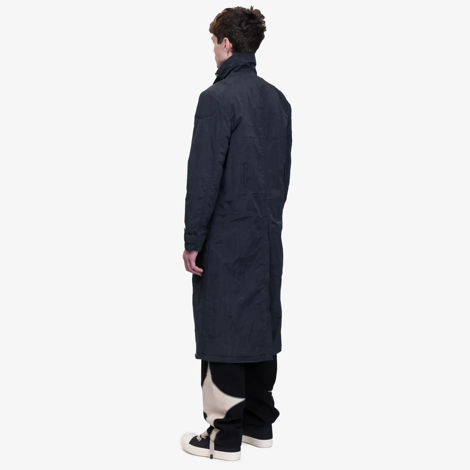 Thug Club Scarred Bio Soldier Trench Coat Black - 4