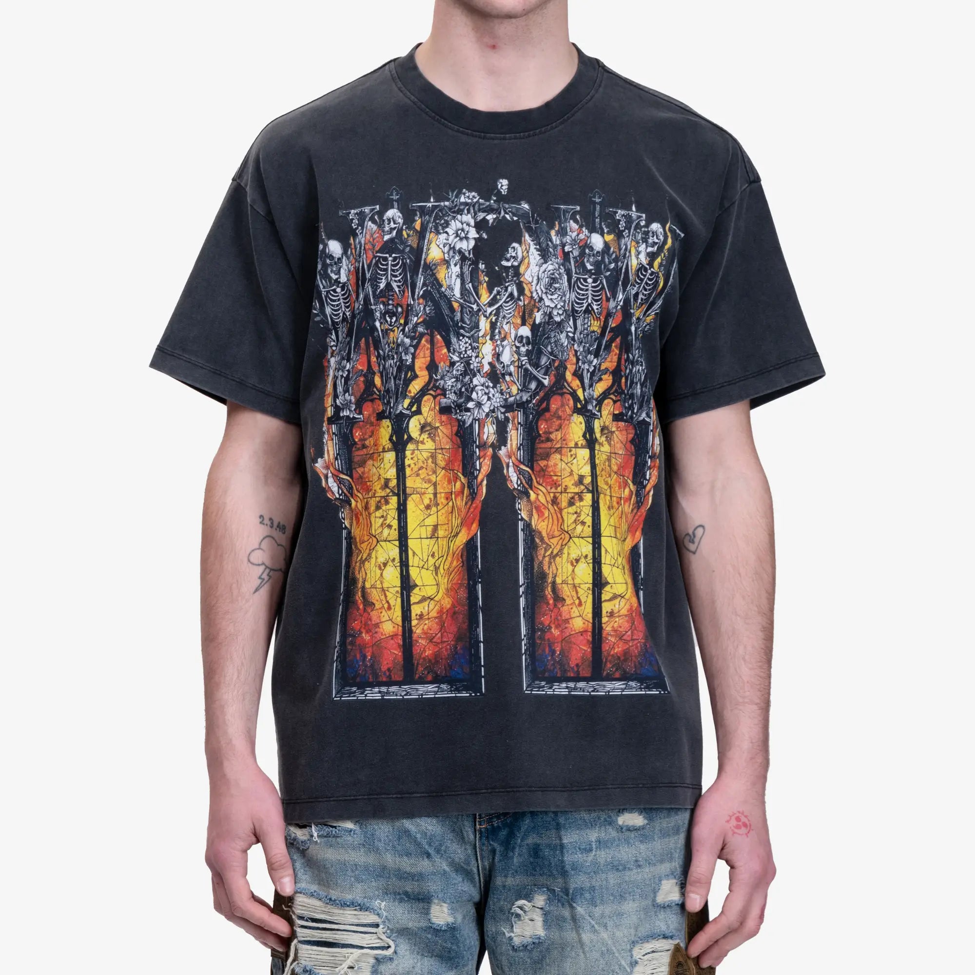 Who Decides War Ember Chapel T-Shirt Coal - 1
