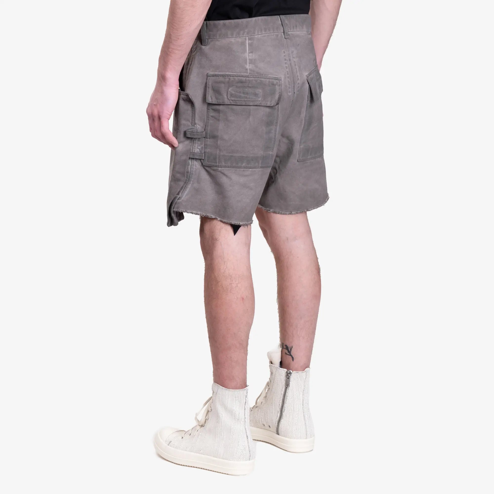 Rick Owens DRKSHDW Stefan Cargo Shorts Dust - 4