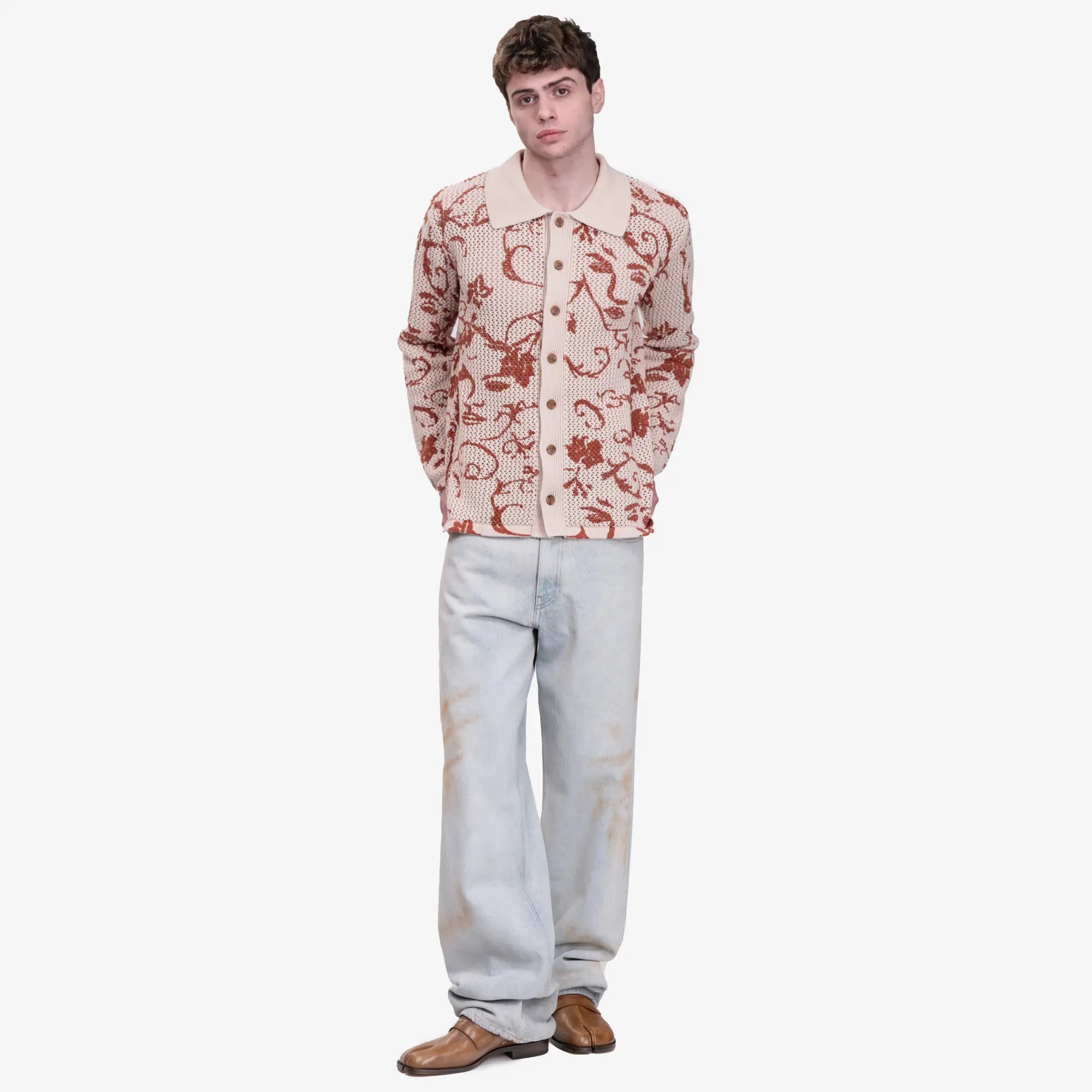 MM6 Distressed Jeans Light Blue - 2