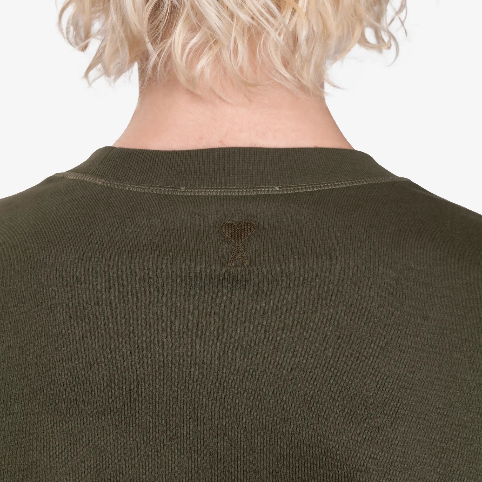 AMI Ami Alexandre Mattiussi LS T-Shirt Loden - 6