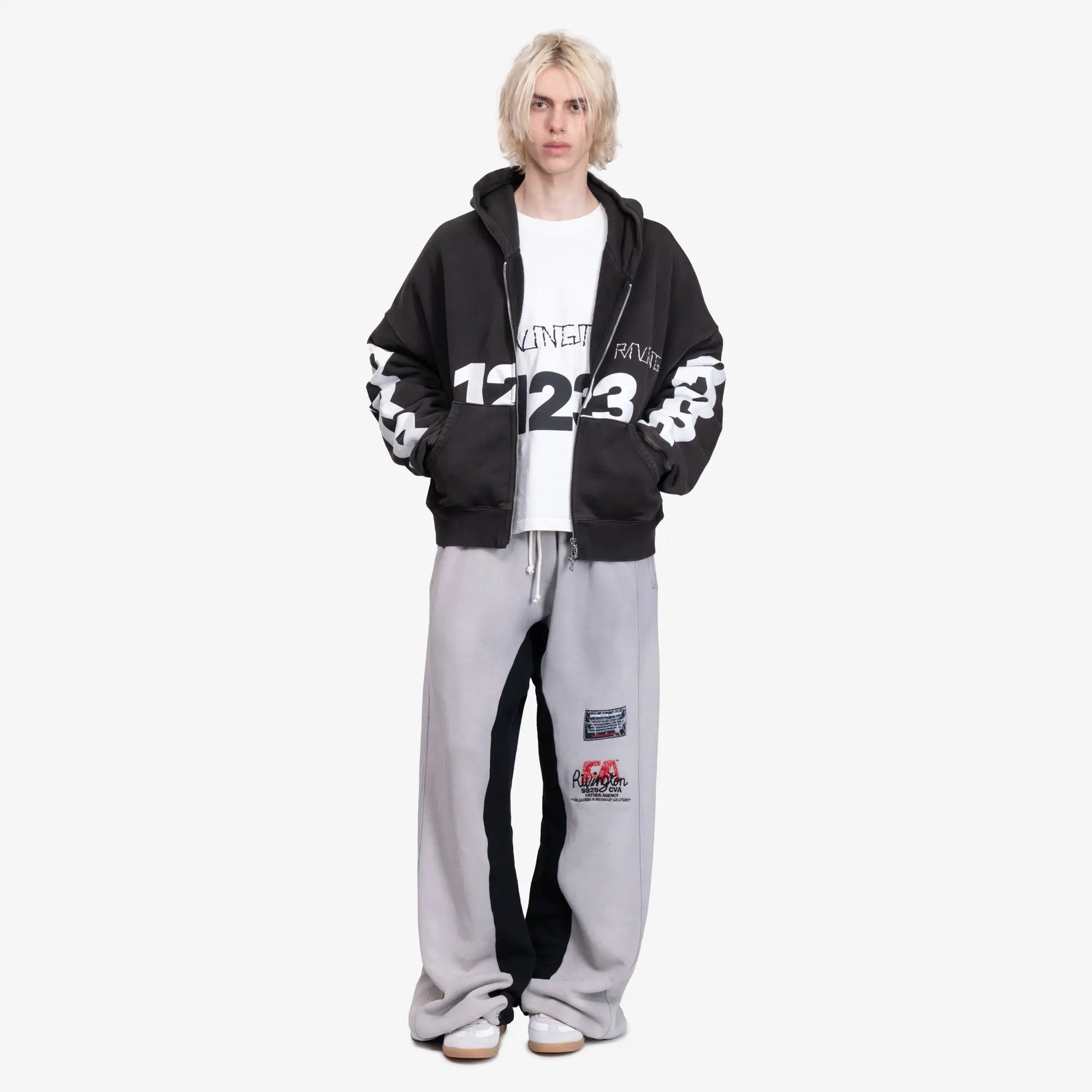 RRR123 USO 123 CVA Zip Hoody Mechanic Black - 2