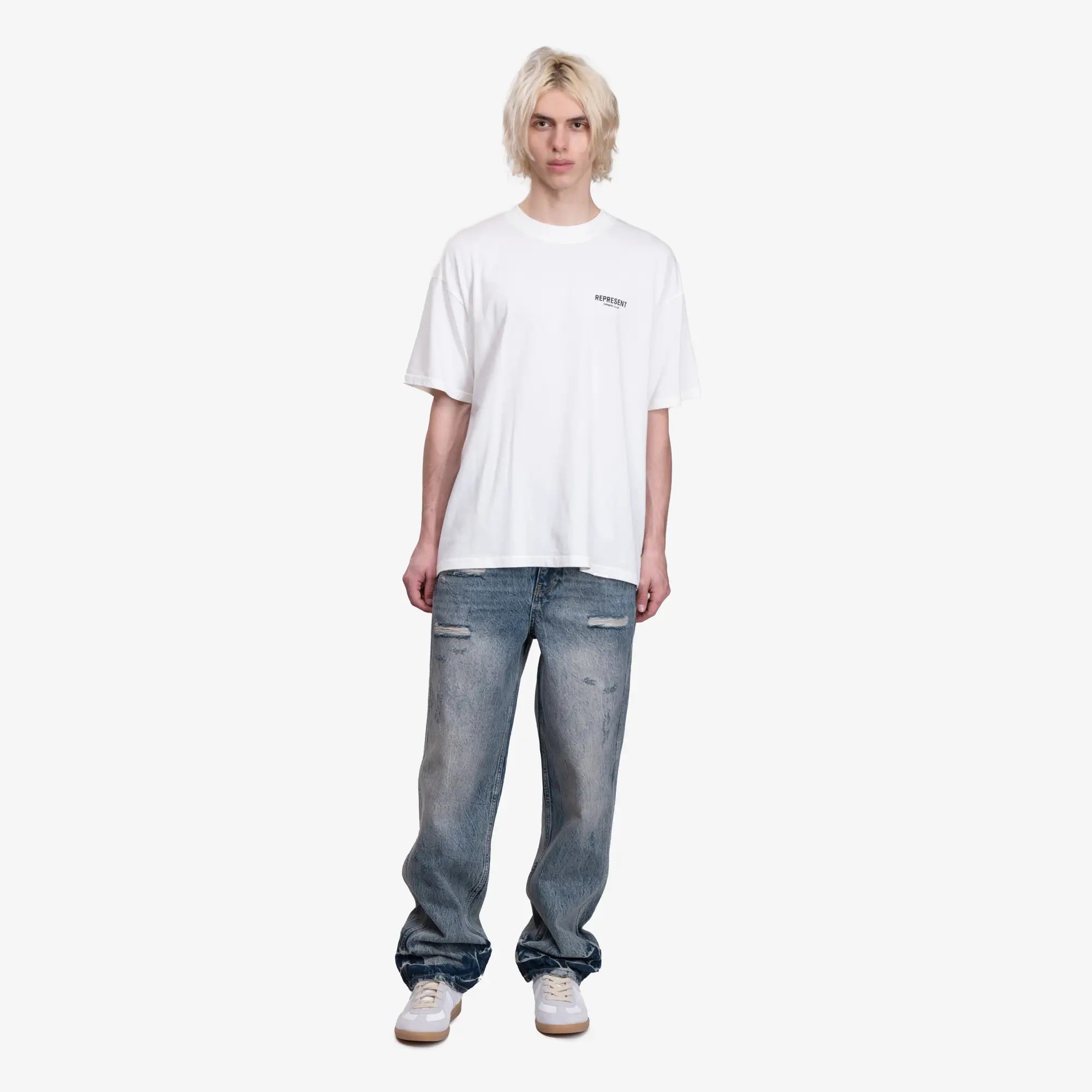 Represent Owners Club T-Shirt Flat White - 2